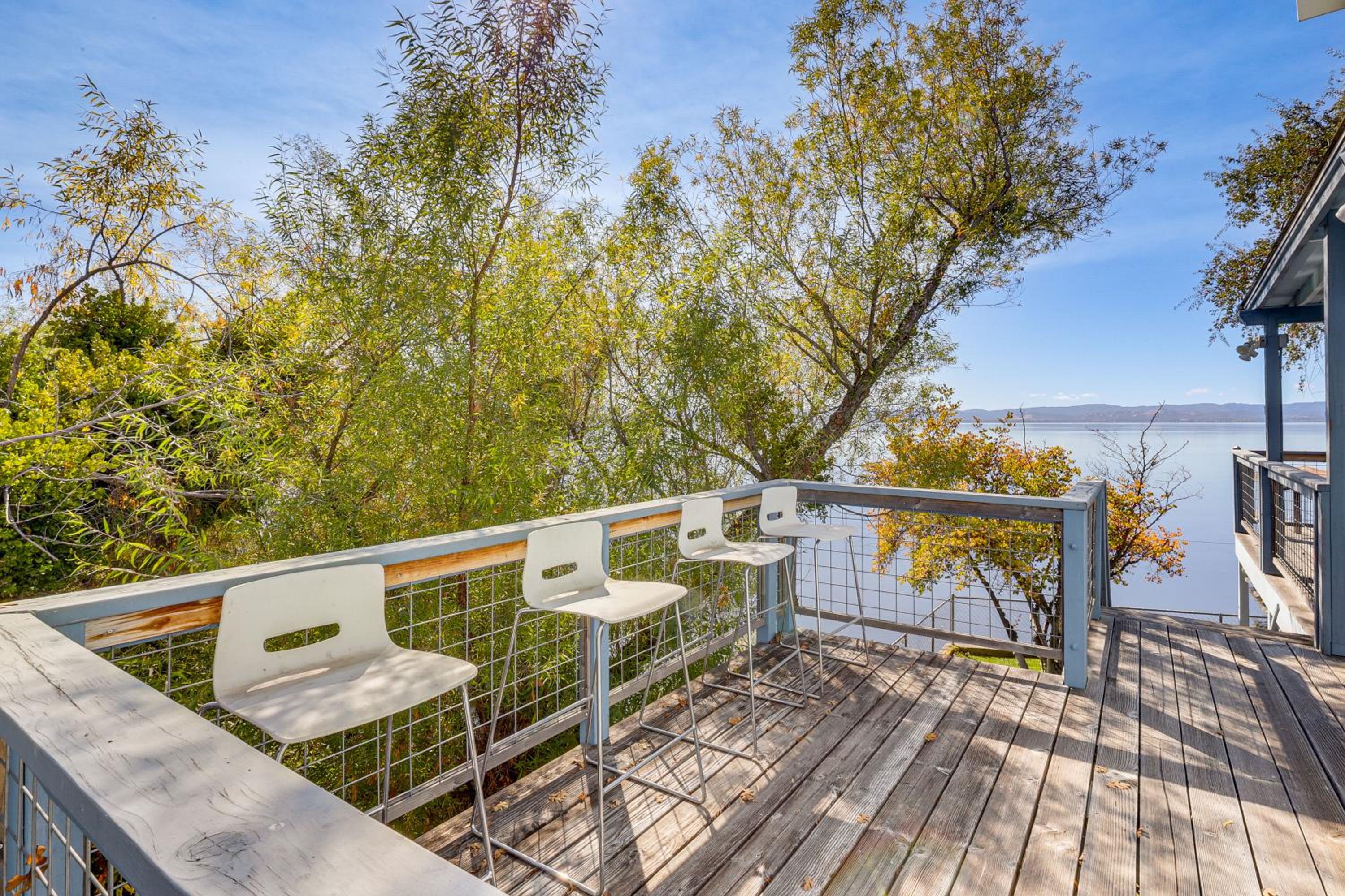 Panoramic Views! Home with Boat Slip on Clear Lake