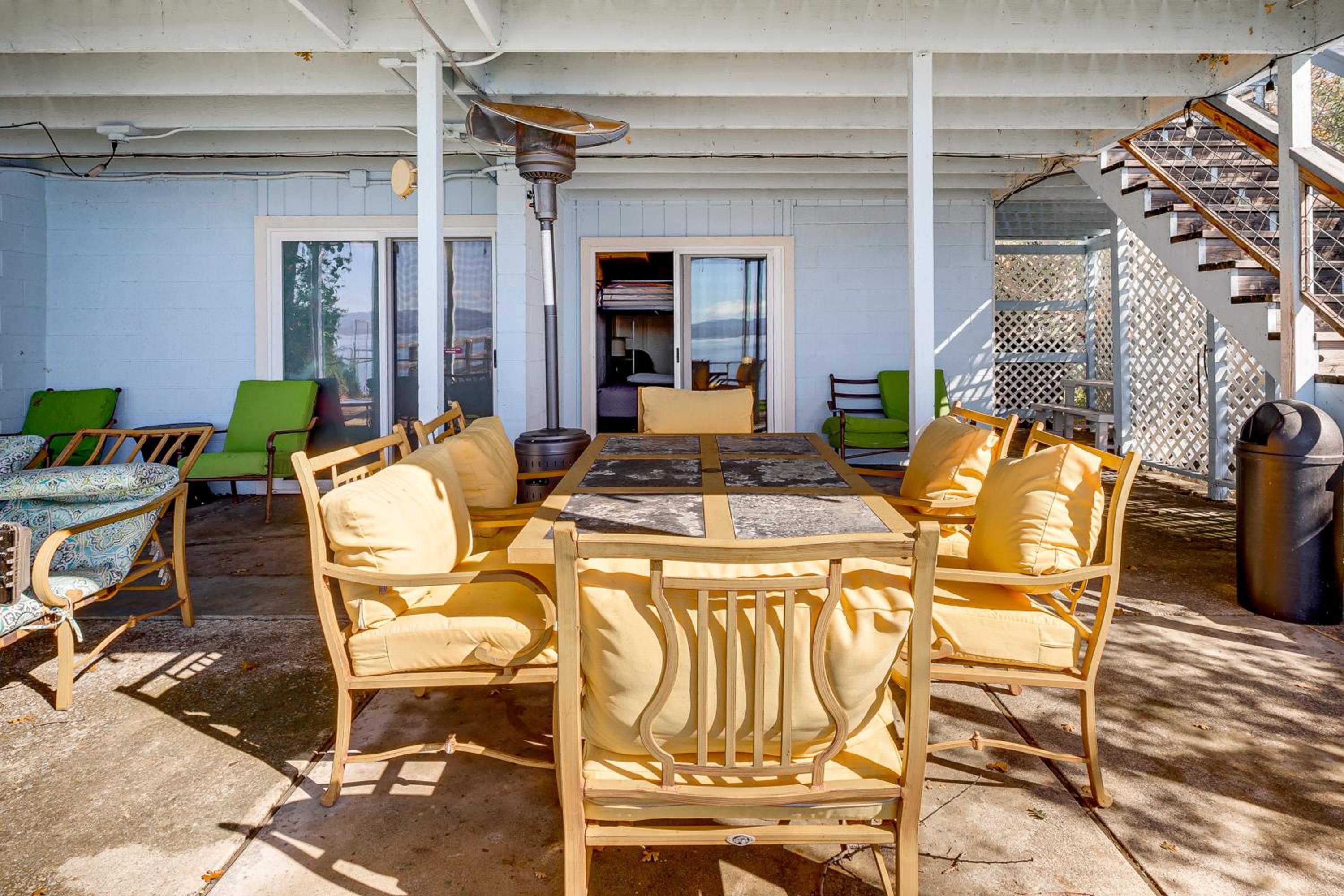 Panoramic Views! Home with Boat Slip on Clear Lake