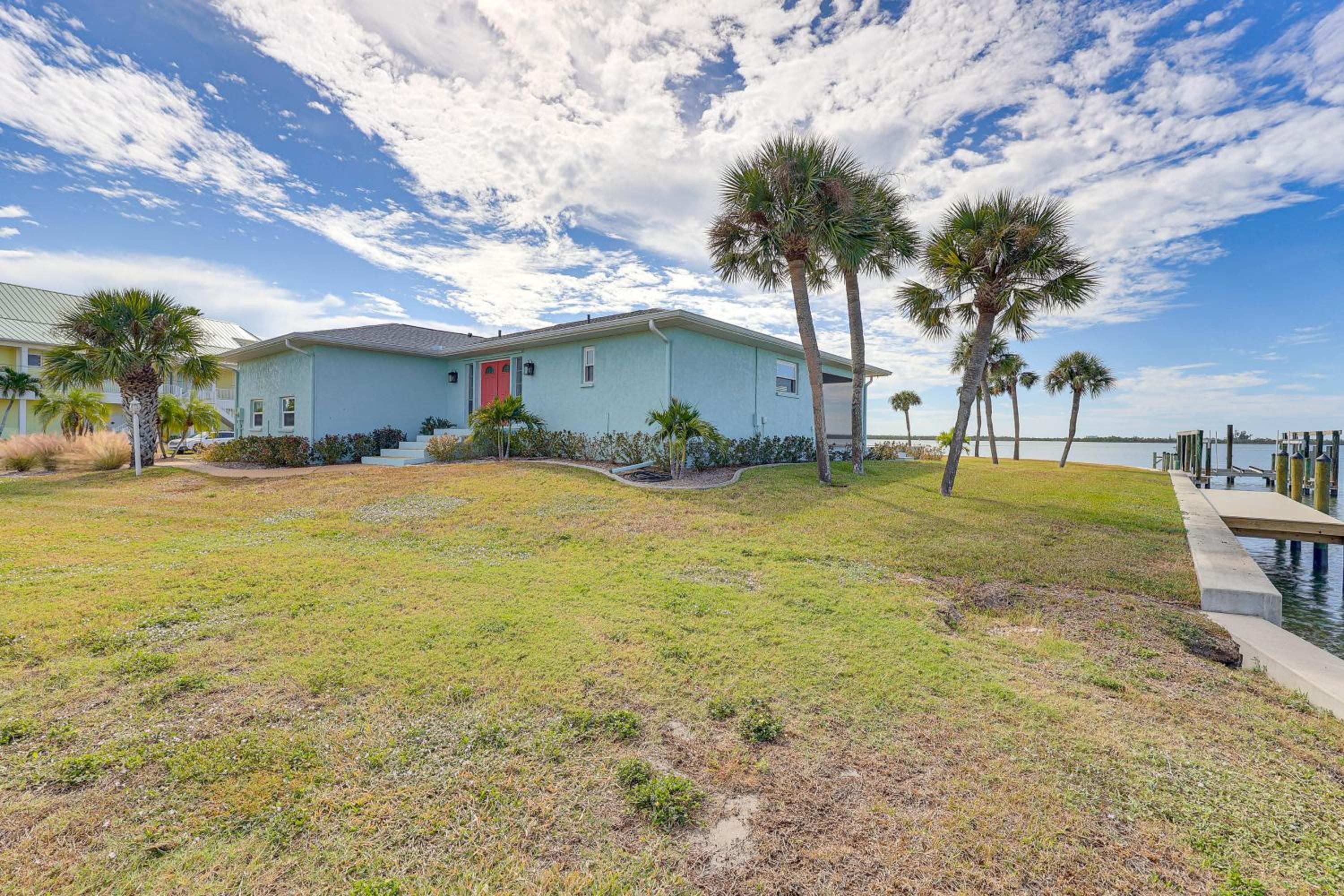 Canal-Front Gem with Dock! 4 Mi to Englewood Beach