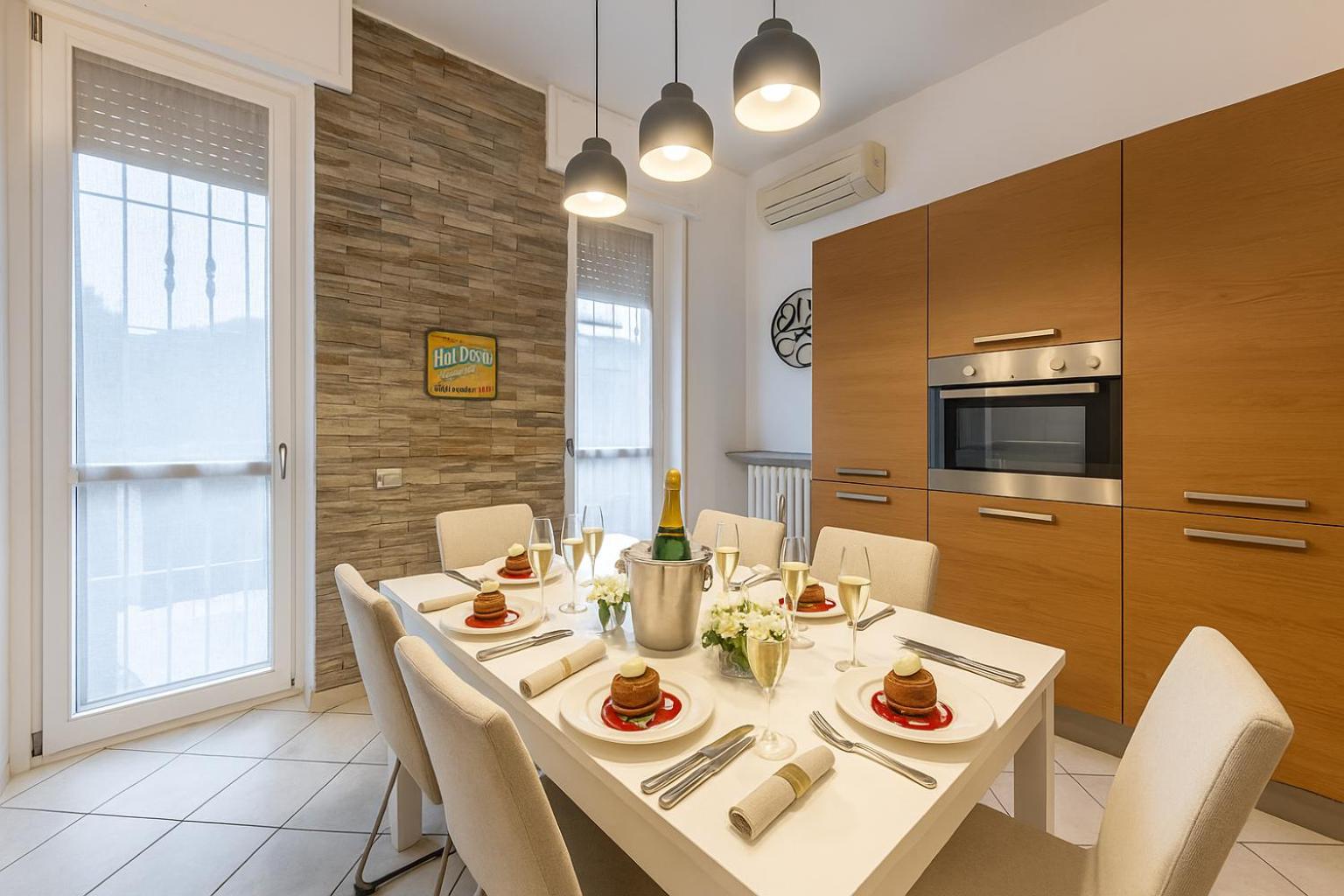 SanSiro75 large 3bdr with private garage near to Fiera and Stadium