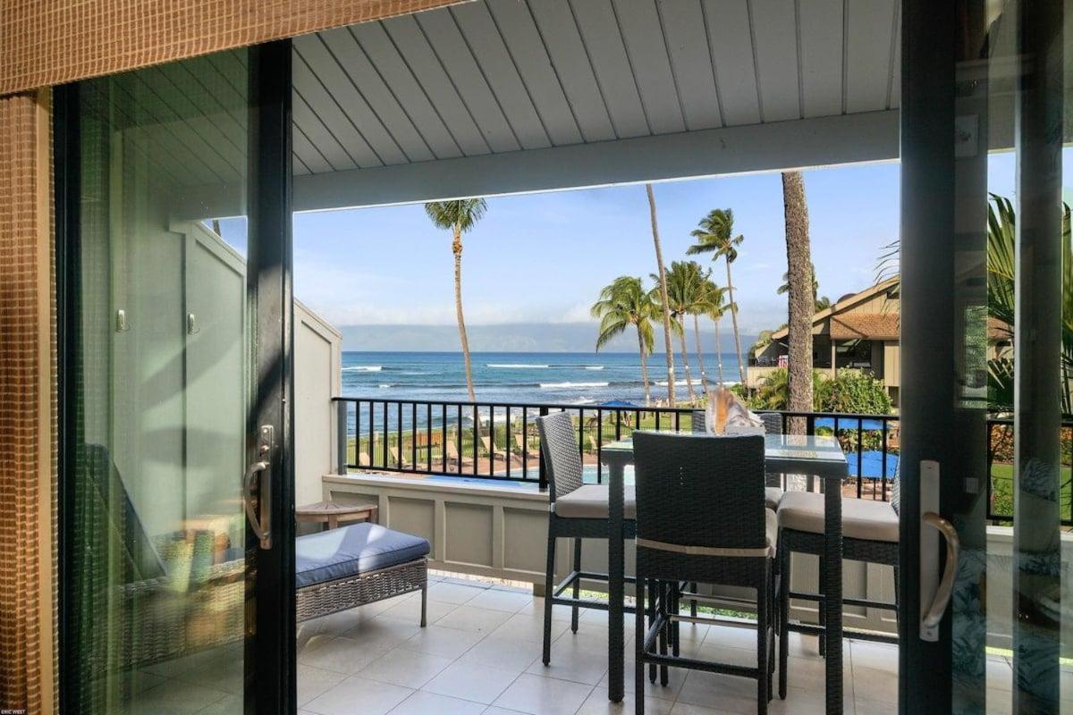 Kahana Village 9 · KHV 9 2BR Oceanfront Condo w Panoramic Maui