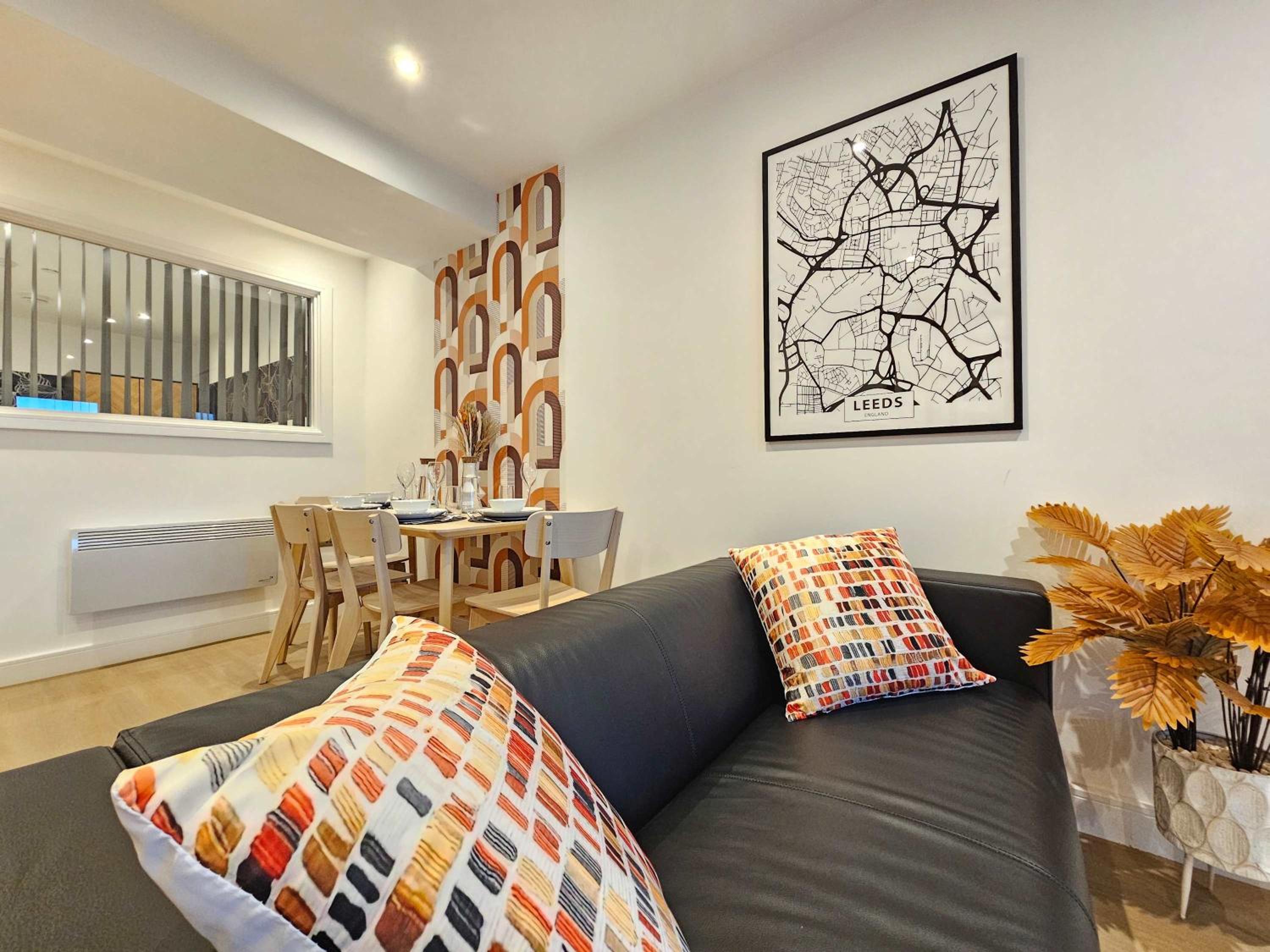 Modern Apartment City Center Leeds with Terrace