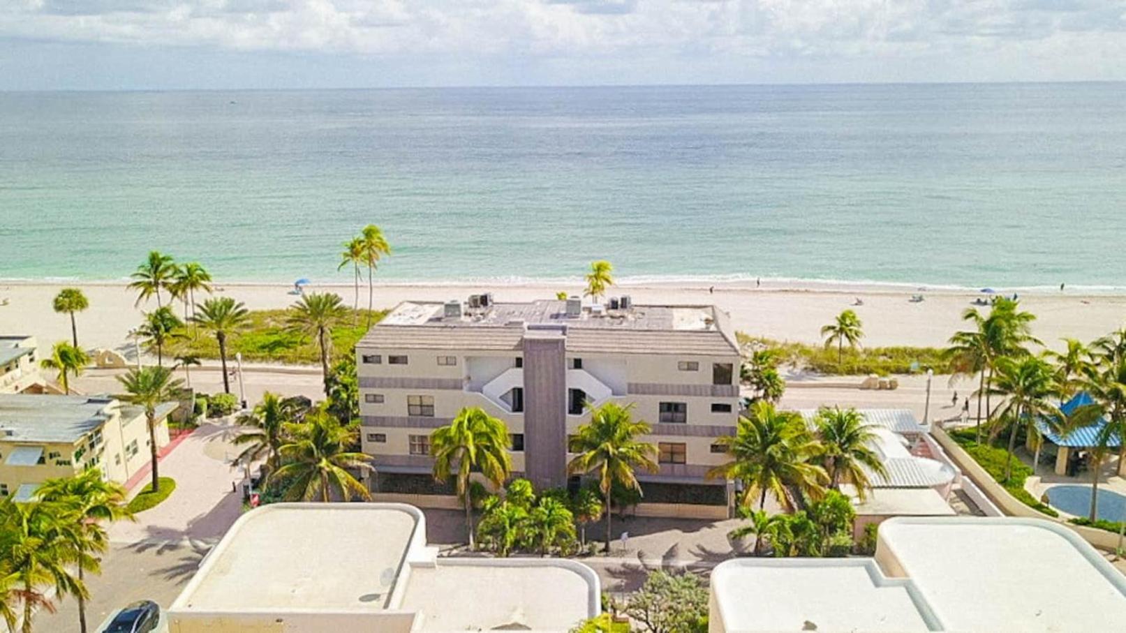 Exclusive studio steps to the beach with pool