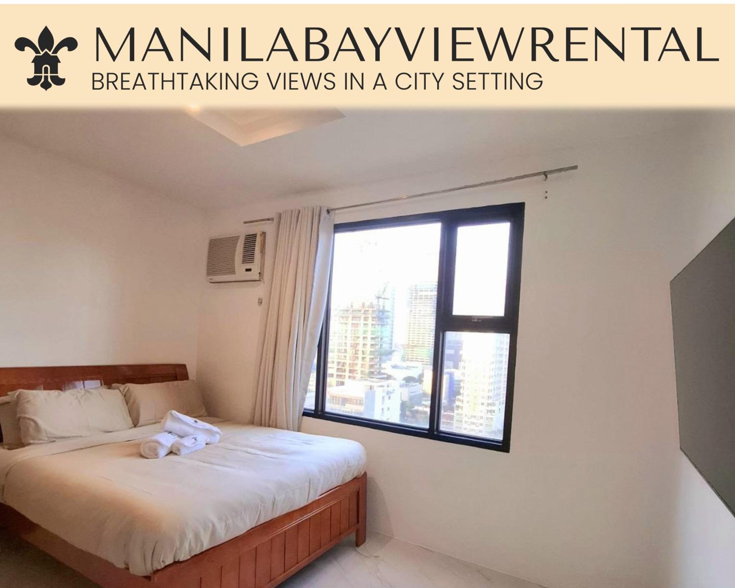 STAYLUXIA BOUTIQUE HOTEL MANILABAYVIEW - 1-5 BR Luxury and Superior Condos with, Balcony, Pool, Netflix & Gym- Housekeeping Available -