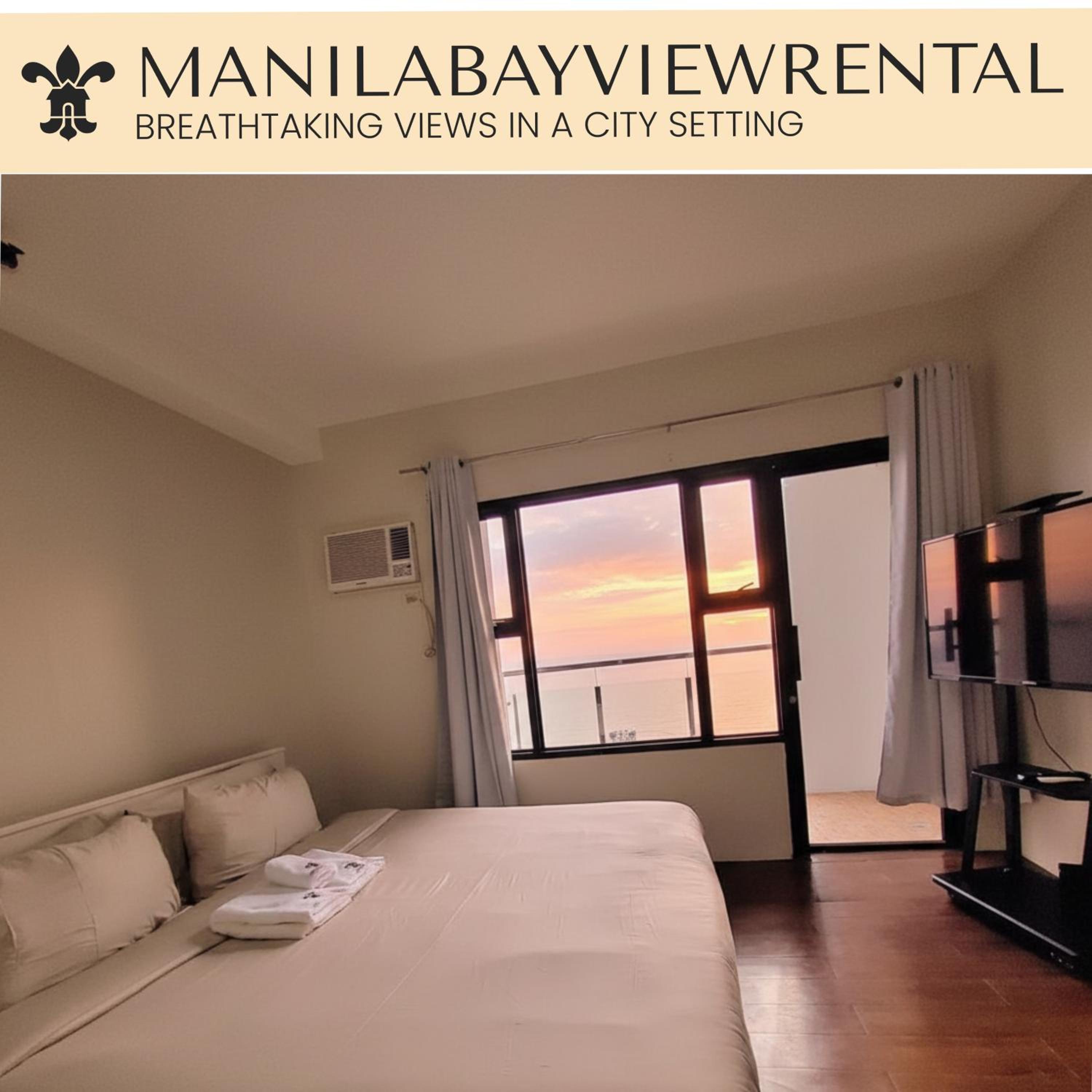 STAYLUXIA BOUTIQUE HOTEL MANILABAYVIEW - 1-5 BR Luxury and Superior Condos with, Balcony, Pool, Netflix & Gym- Housekeeping Available -