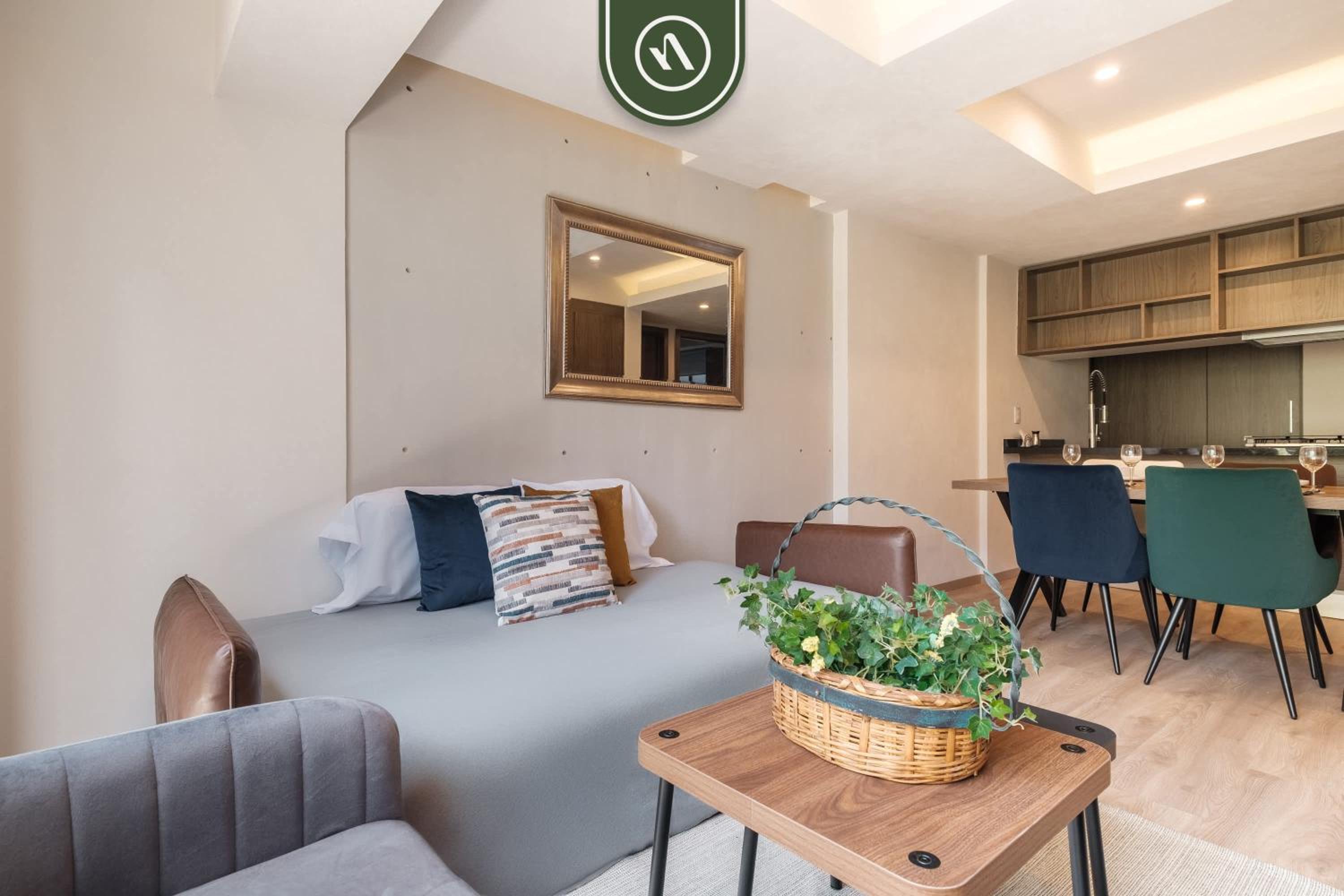 Brand New 2 BR Condo in Reforma - Queen Beds