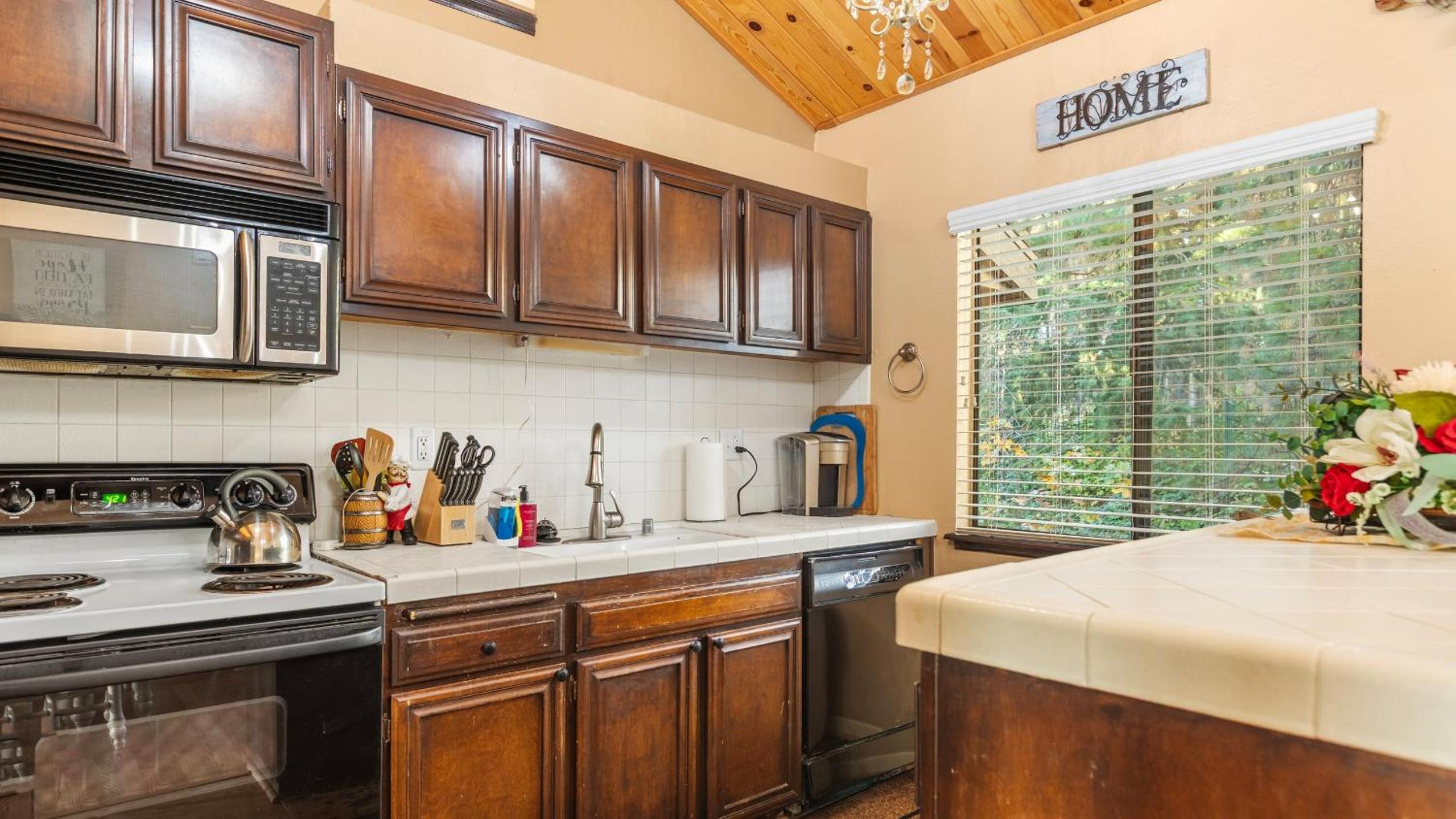 Peaceful Mountain Cabin w Decks Private Beach Access Pine Haven by AvantStay