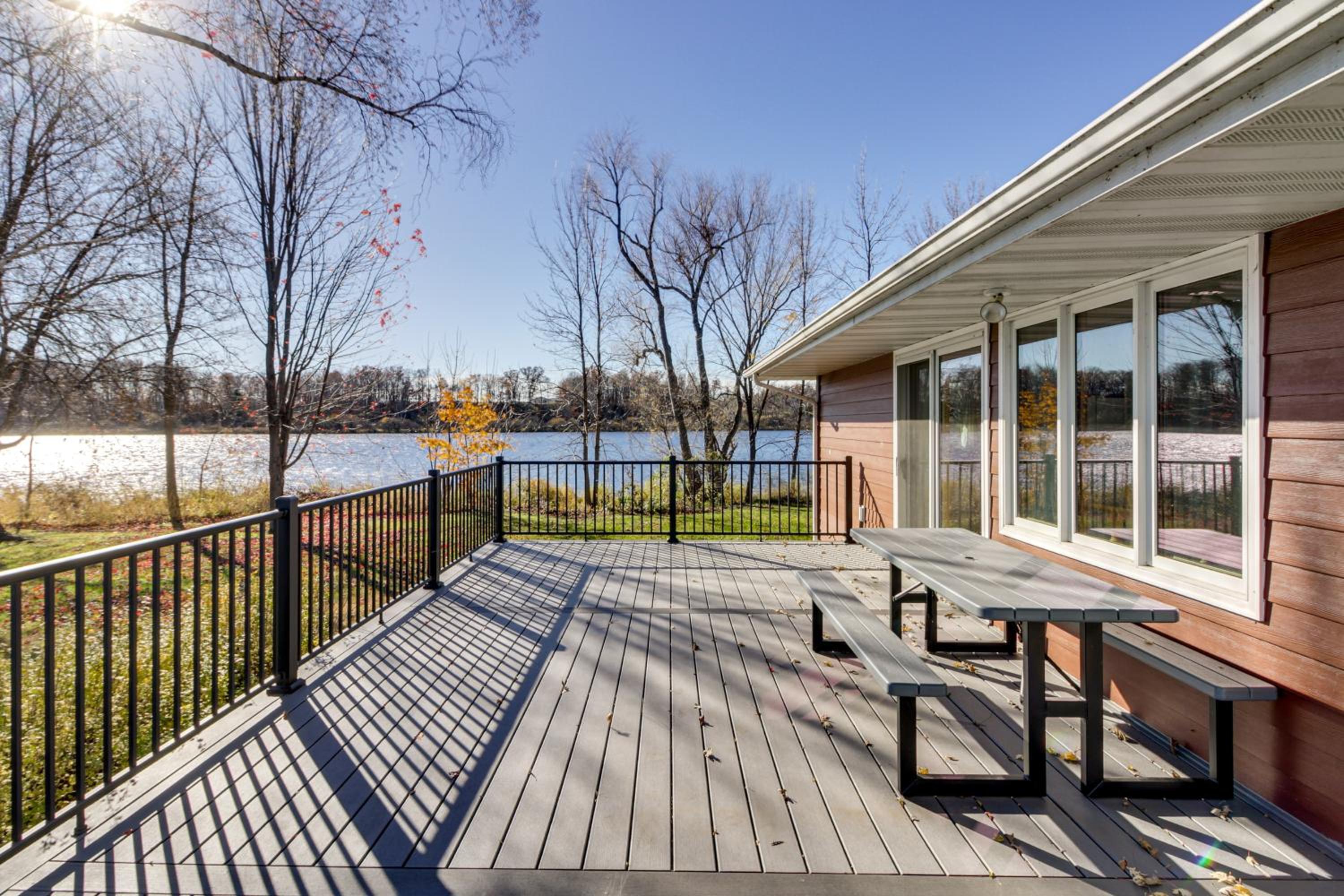 South Long Lake Home with Swim Area Pets Welcome!