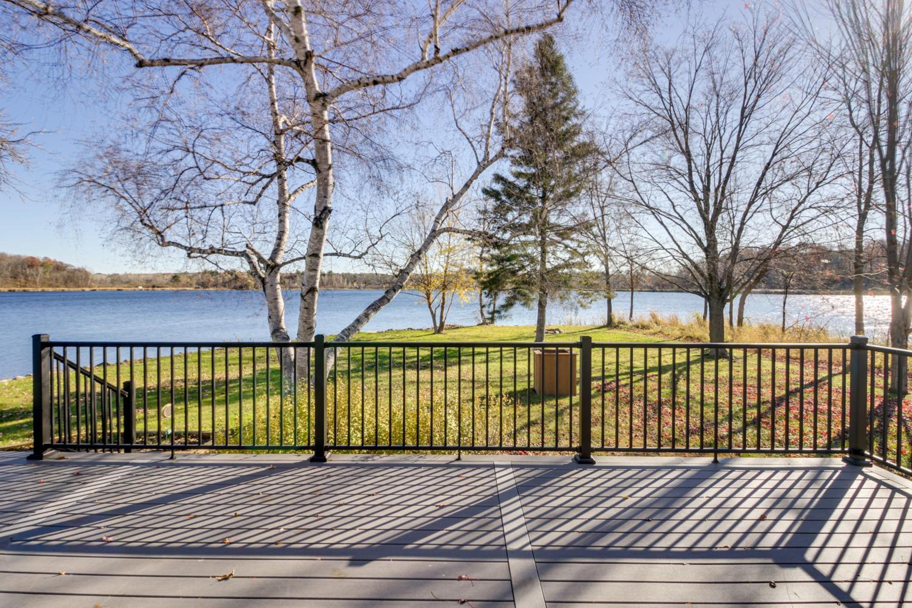 South Long Lake Home with Swim Area Pets Welcome!