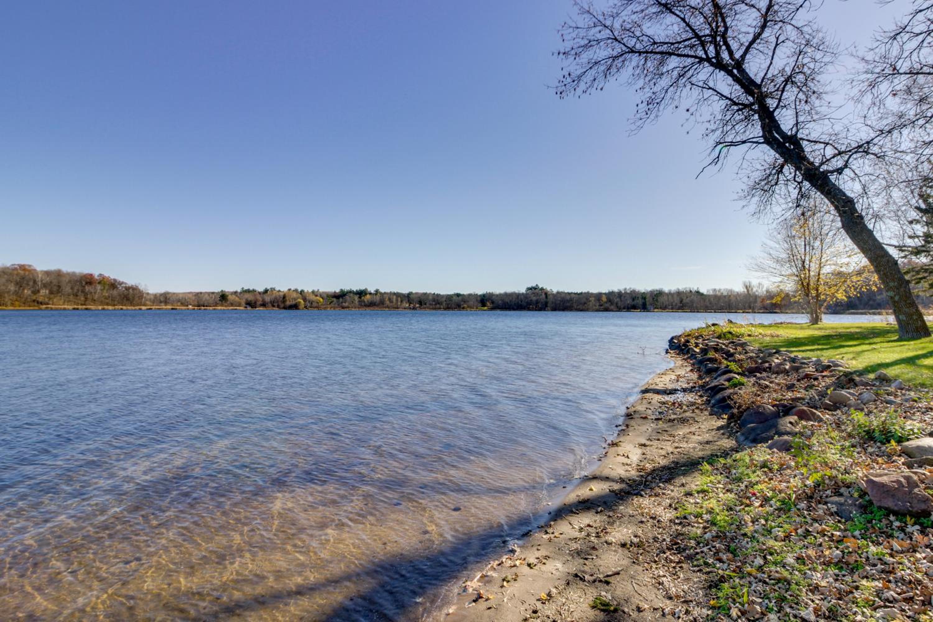 South Long Lake Home with Swim Area Pets Welcome!