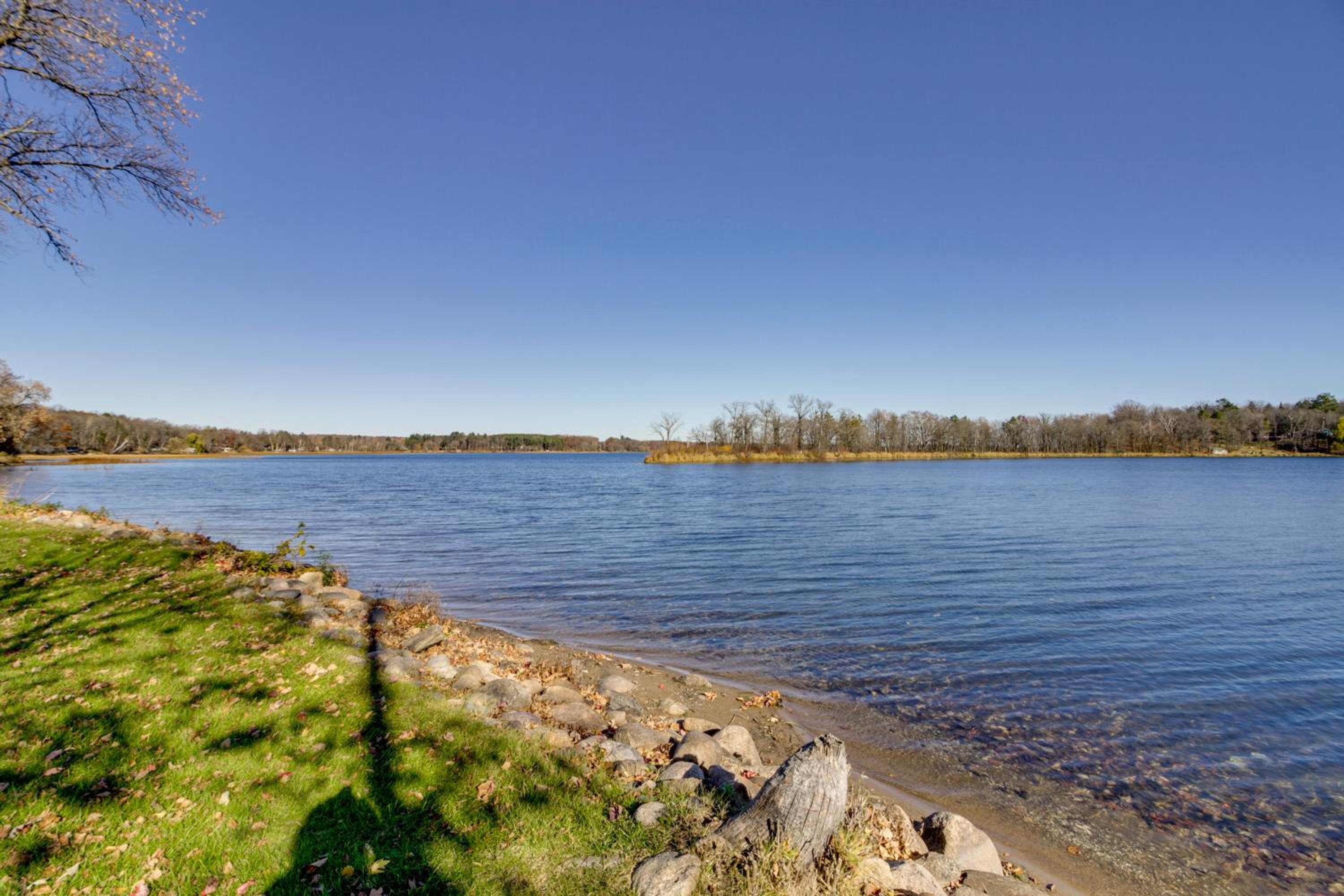 South Long Lake Home with Swim Area Pets Welcome!