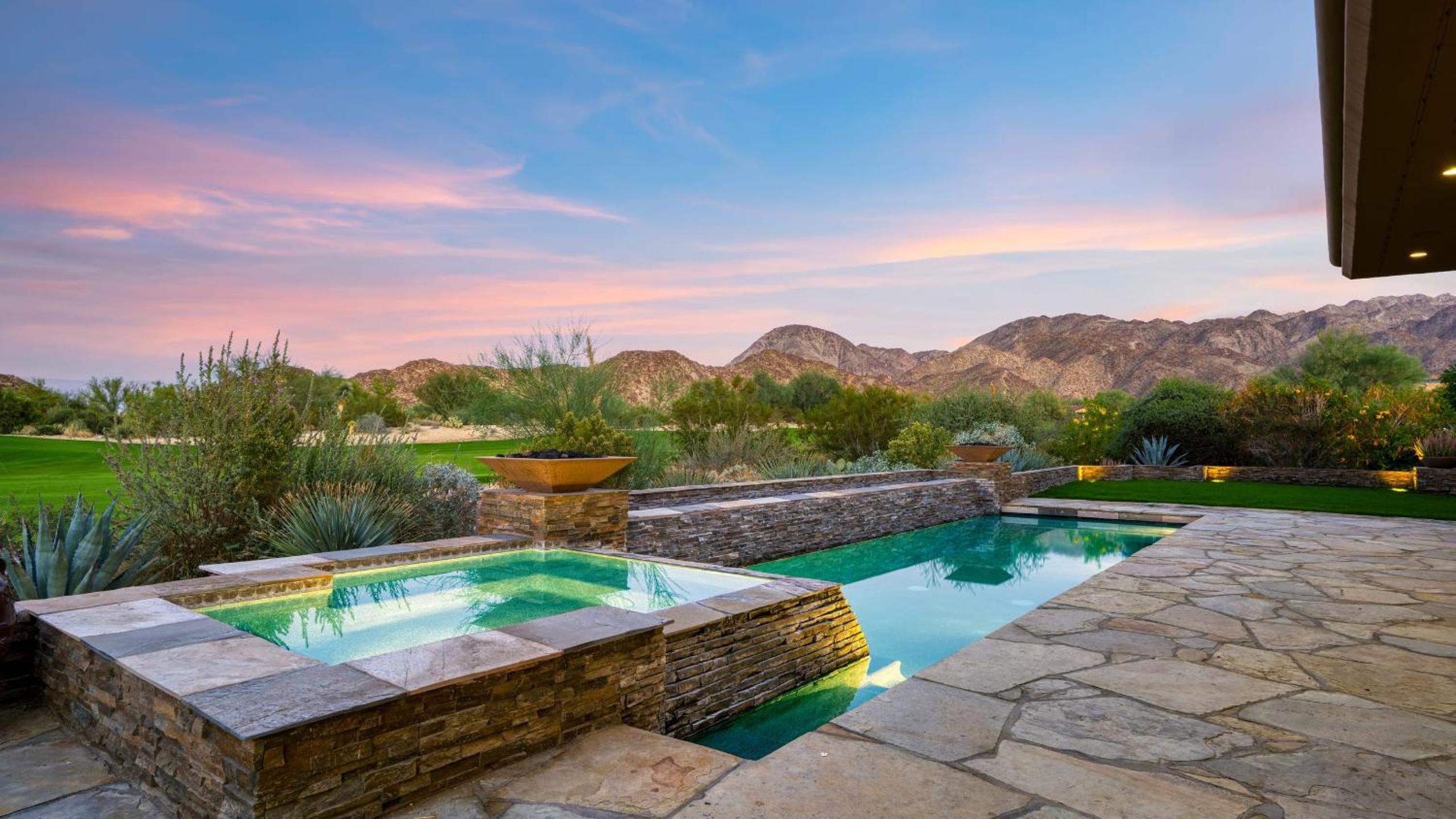 Elegant Palm Desert Escape w Pool Casita Outdoor Lounge The Giraffe View House at The Reserve
