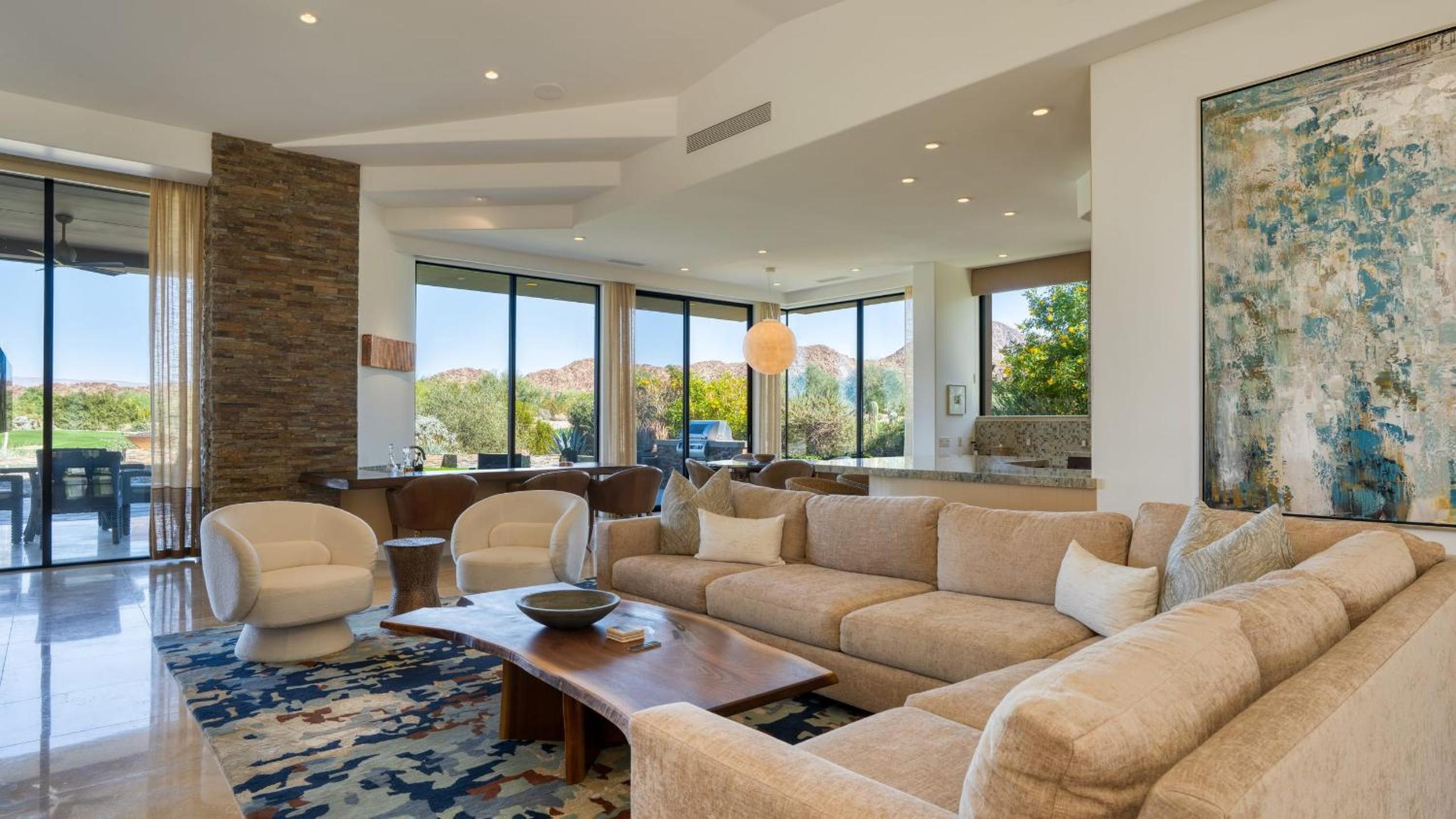 Elegant Palm Desert Escape w Pool Casita Outdoor Lounge The Giraffe View House at The Reserve