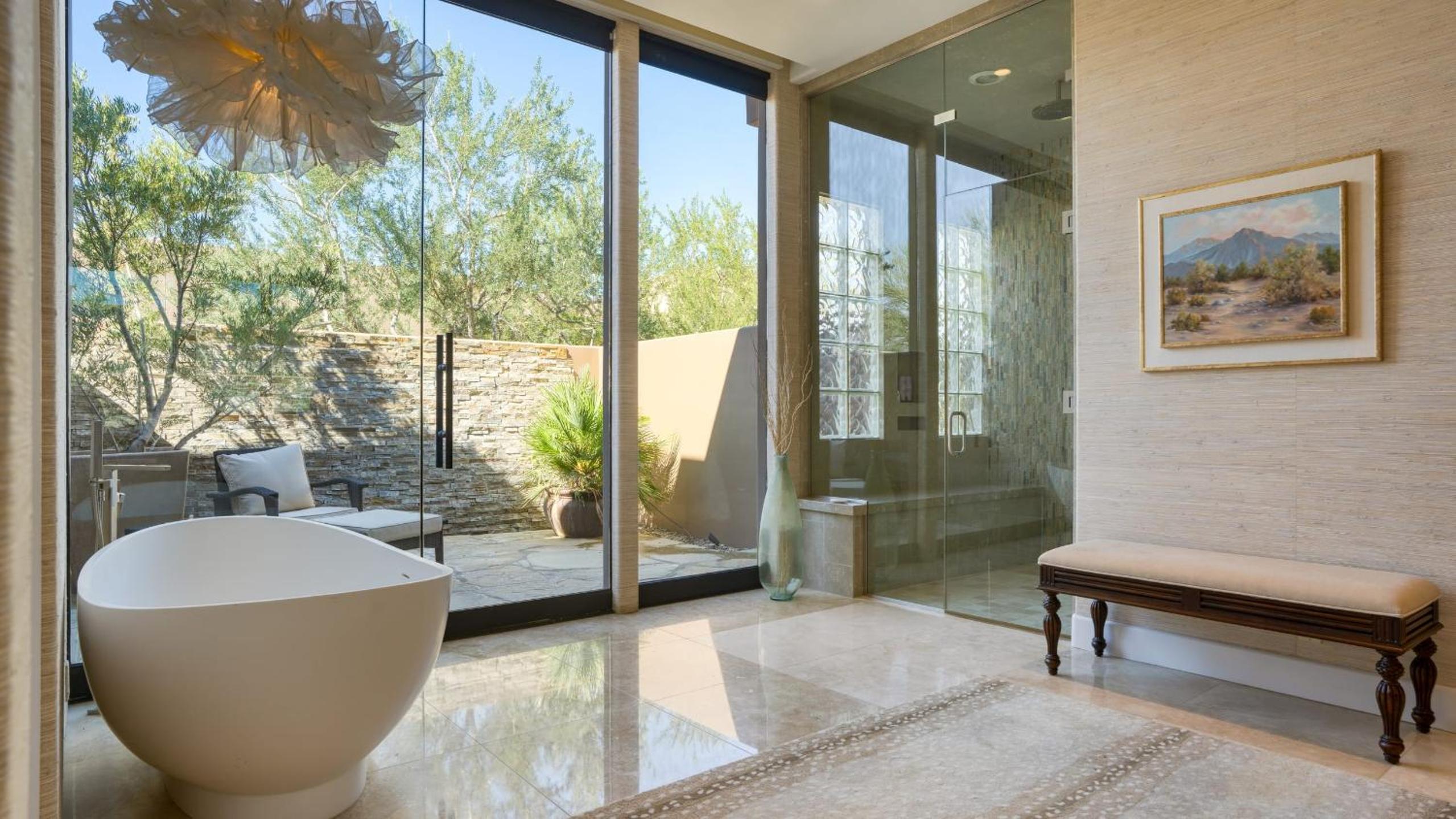 Elegant Palm Desert Escape w Pool Casita Outdoor Lounge The Giraffe View House at The Reserve