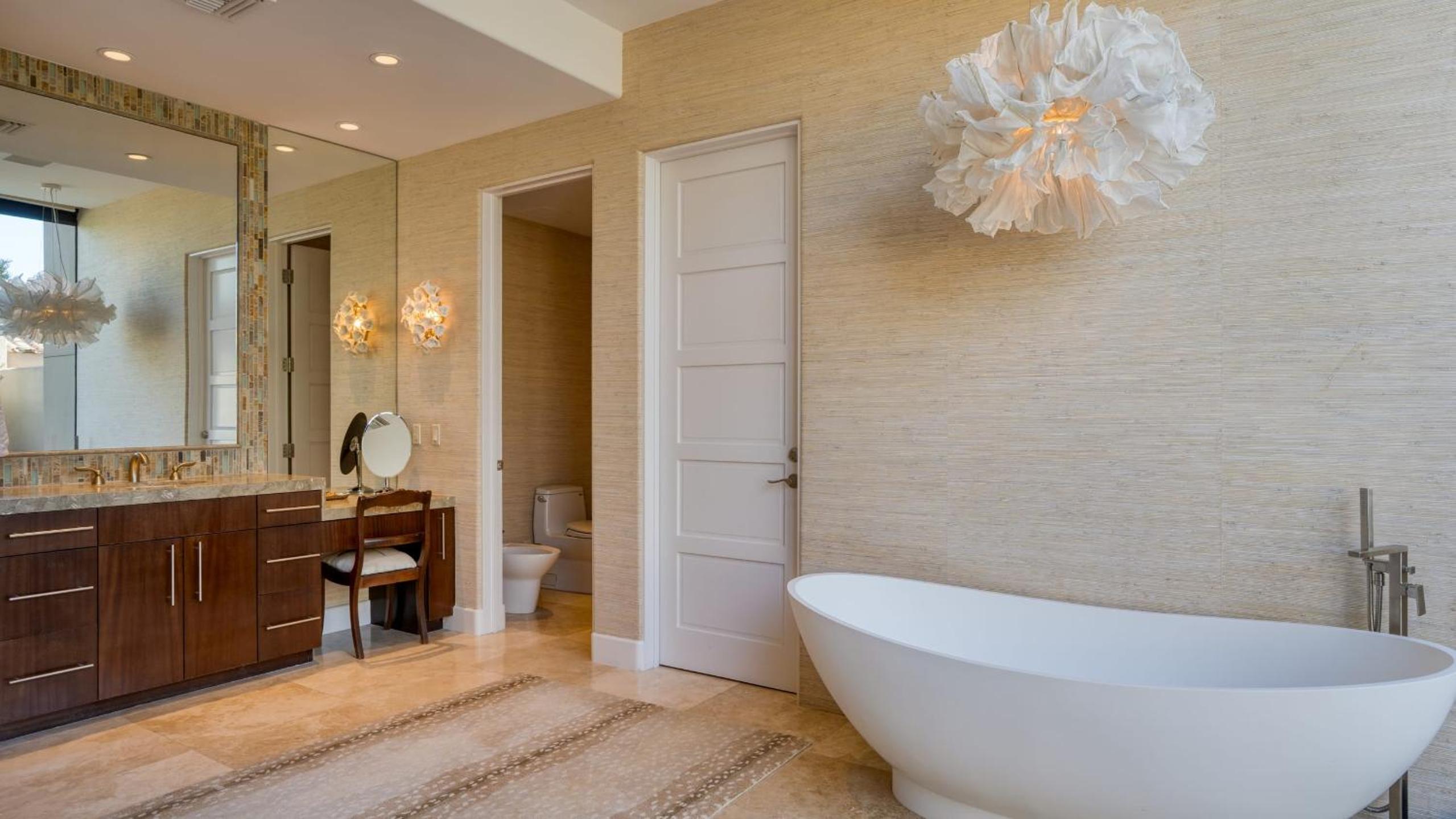 Elegant Palm Desert Escape w Pool Casita Outdoor Lounge The Giraffe View House at The Reserve