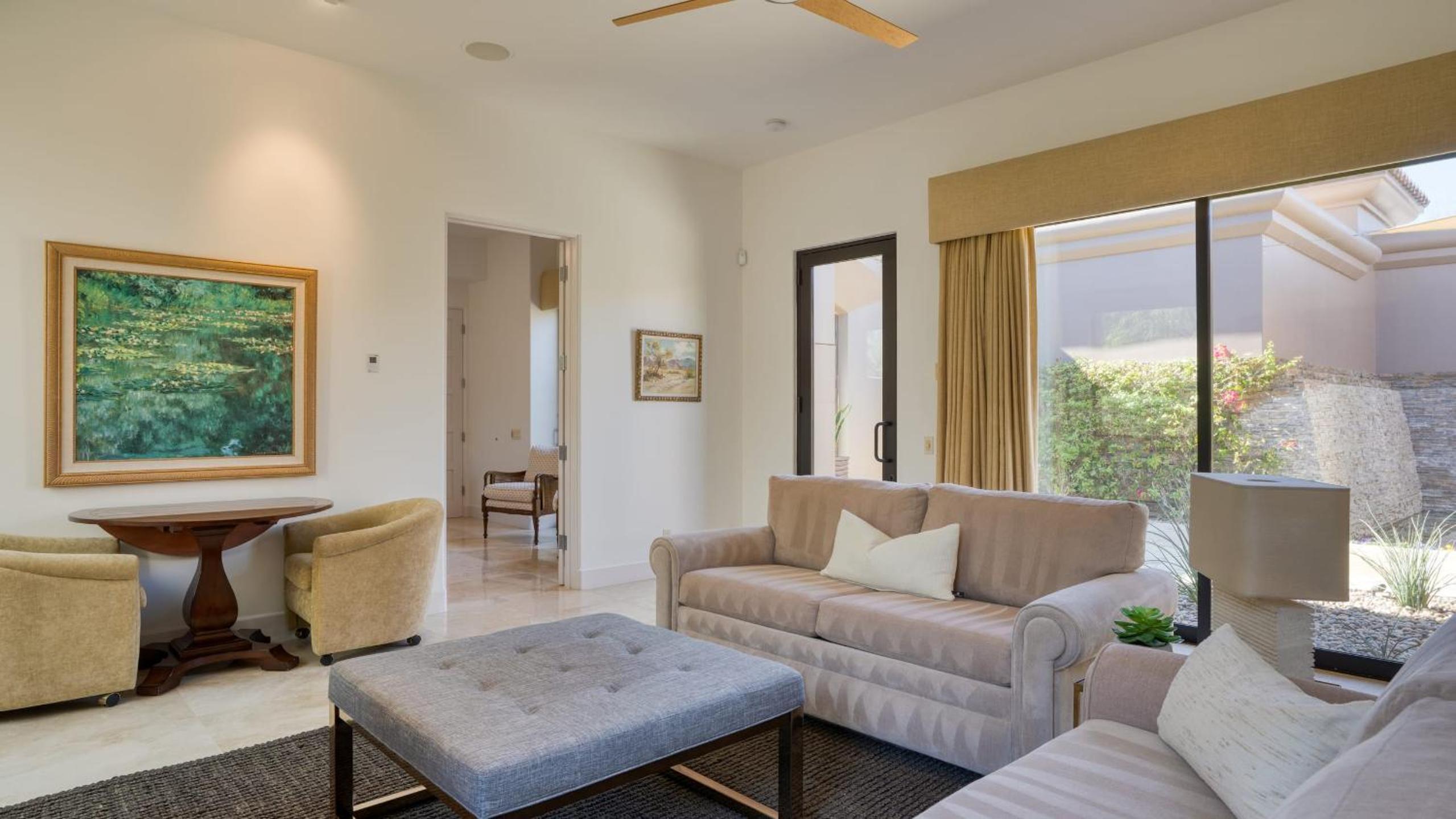 Elegant Palm Desert Escape w Pool Casita Outdoor Lounge The Giraffe View House at The Reserve