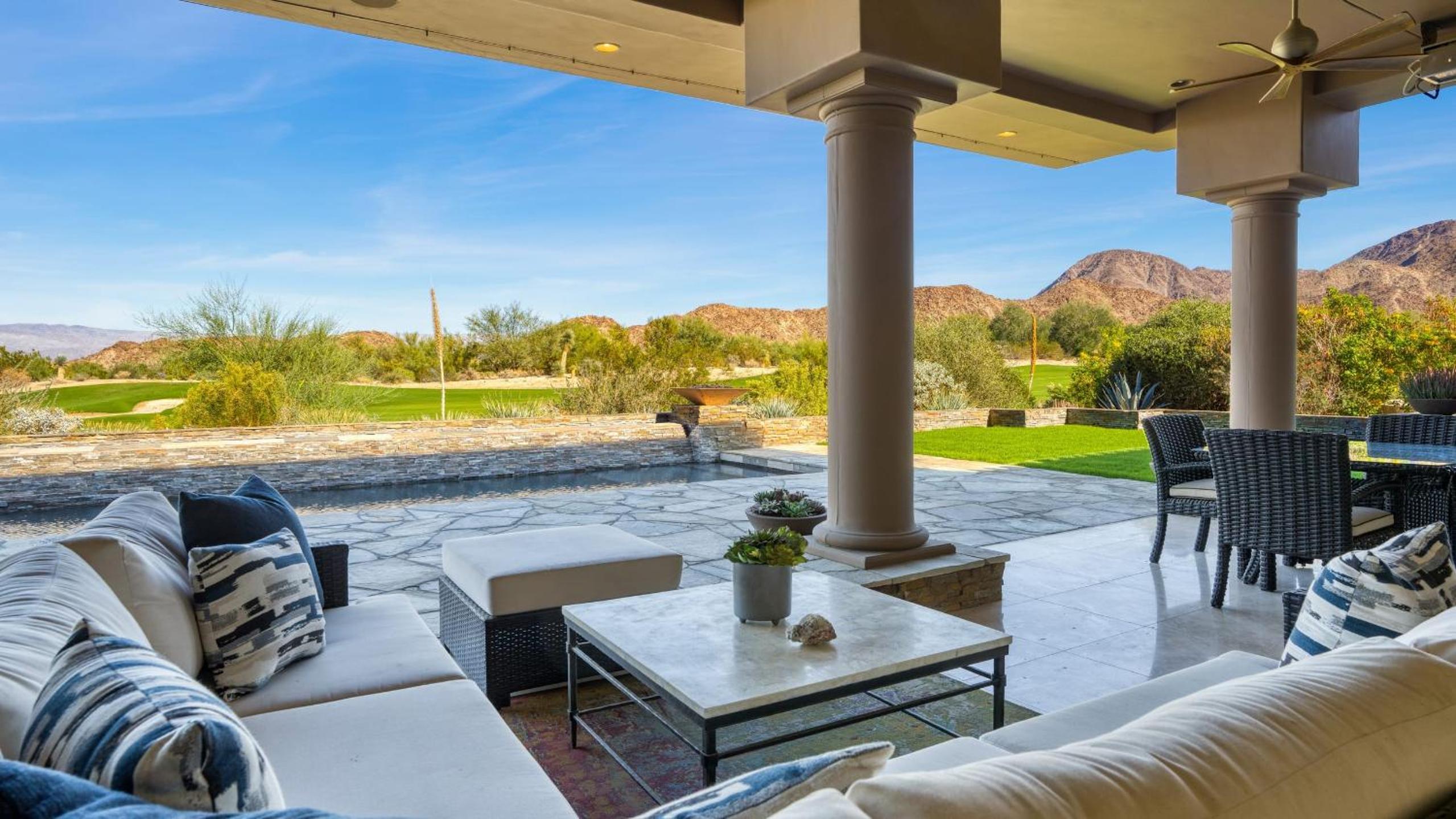Elegant Palm Desert Escape w Pool Casita Outdoor Lounge The Giraffe View House at The Reserve