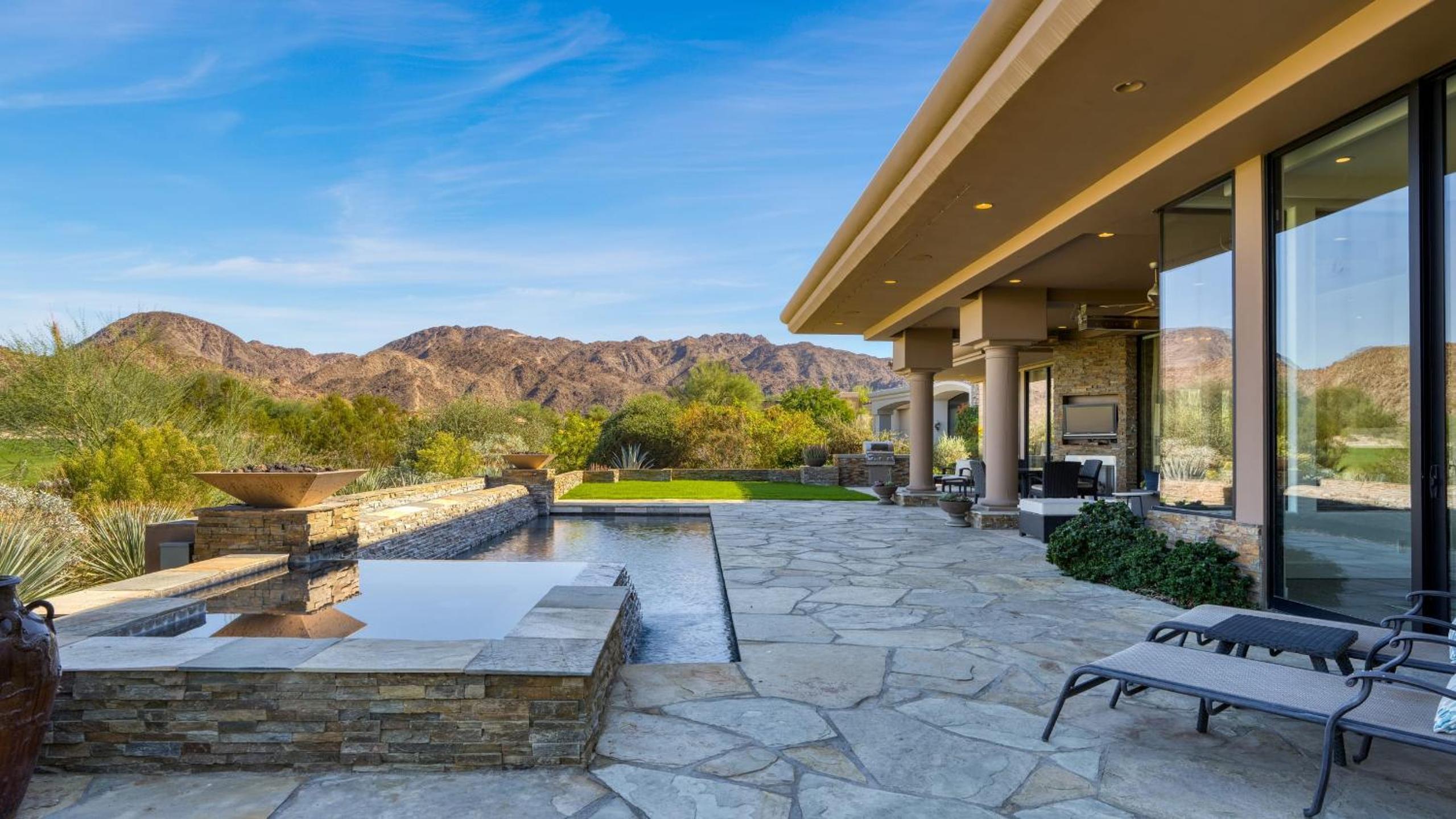 Elegant Palm Desert Escape w Pool Casita Outdoor Lounge The Giraffe View House at The Reserve