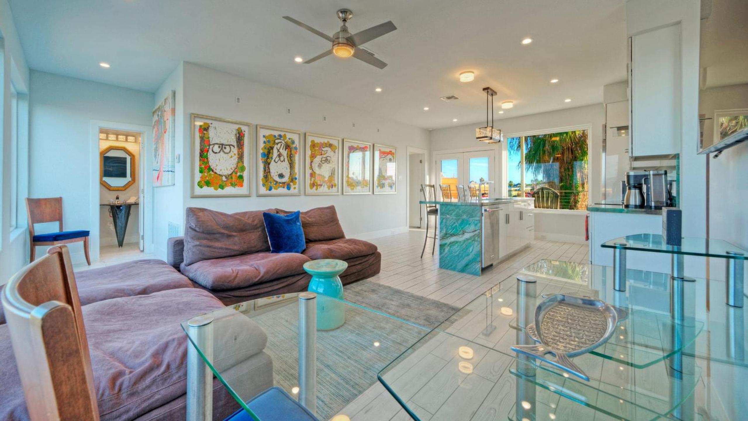 Modern Coastal Home w Balcony Views Firepit Prime Port A Location Casa Blanca by AvantStay