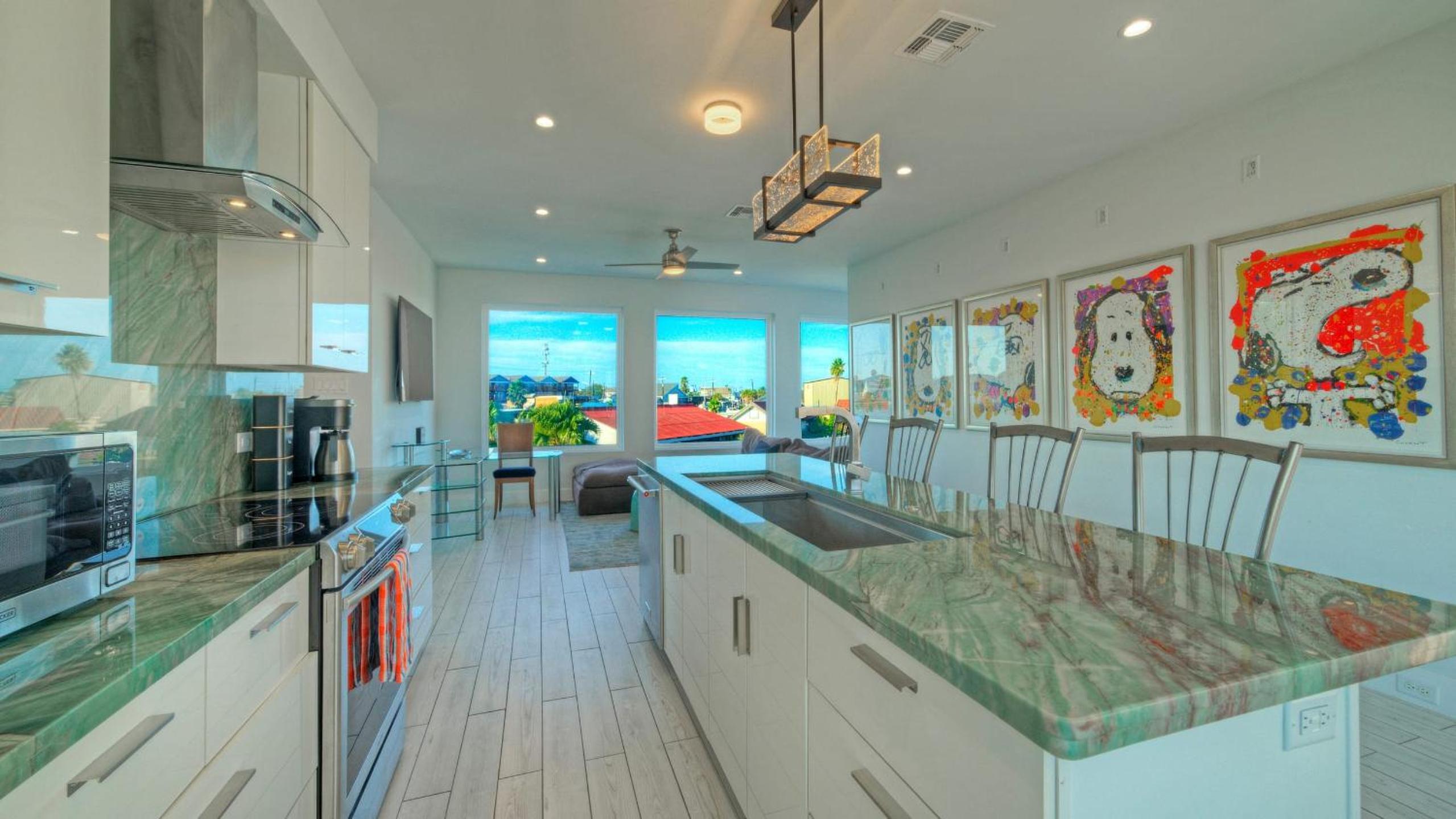 Modern Coastal Home w Balcony Views Firepit Prime Port A Location Casa Blanca by AvantStay