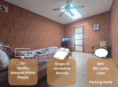 Appartement Le Saloon - détente & BD