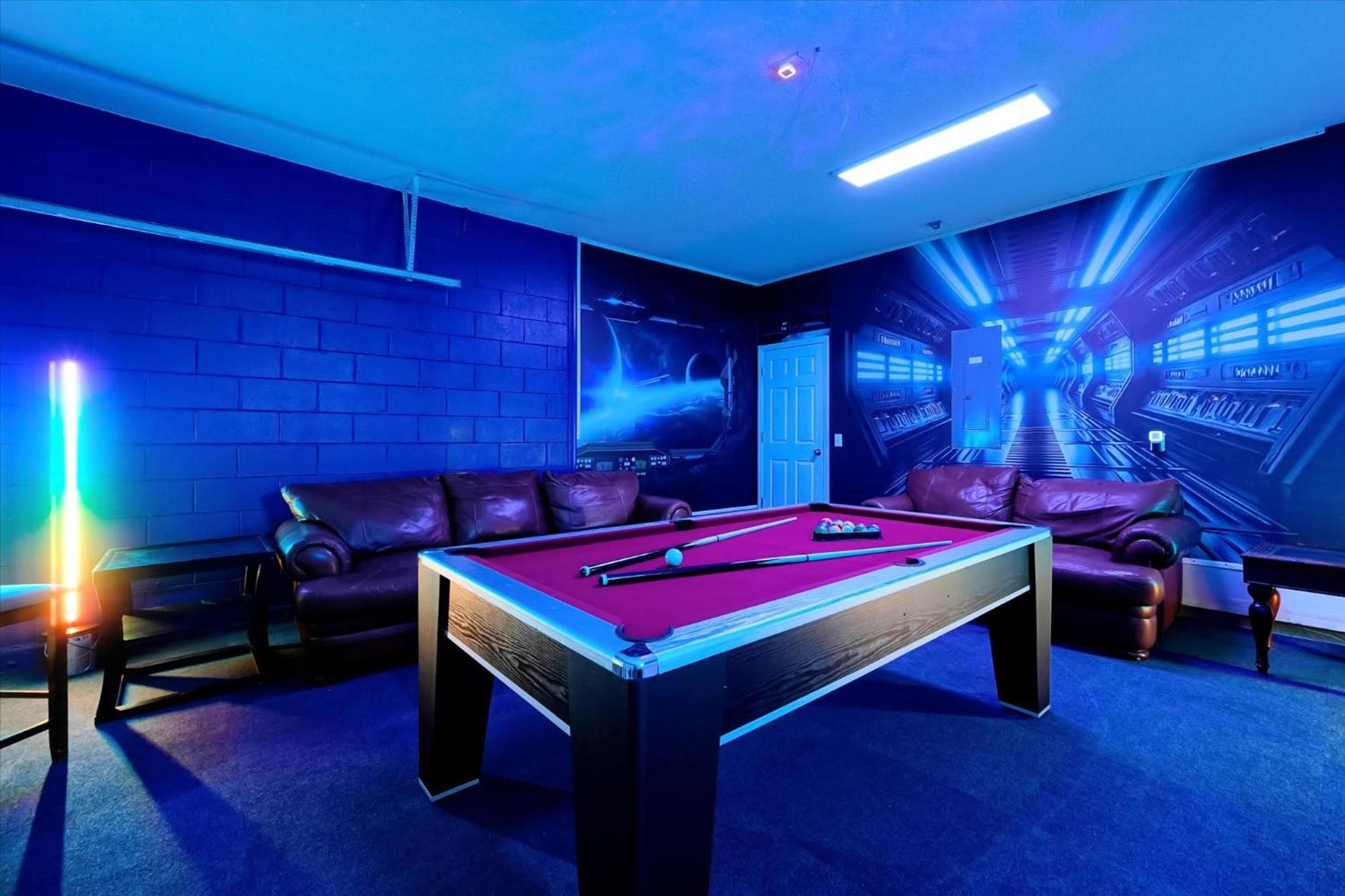 Family-Friendly 6-Bedroom Villa with Pool Game Room and Themed Bedrooms at Emerald Island Resort
