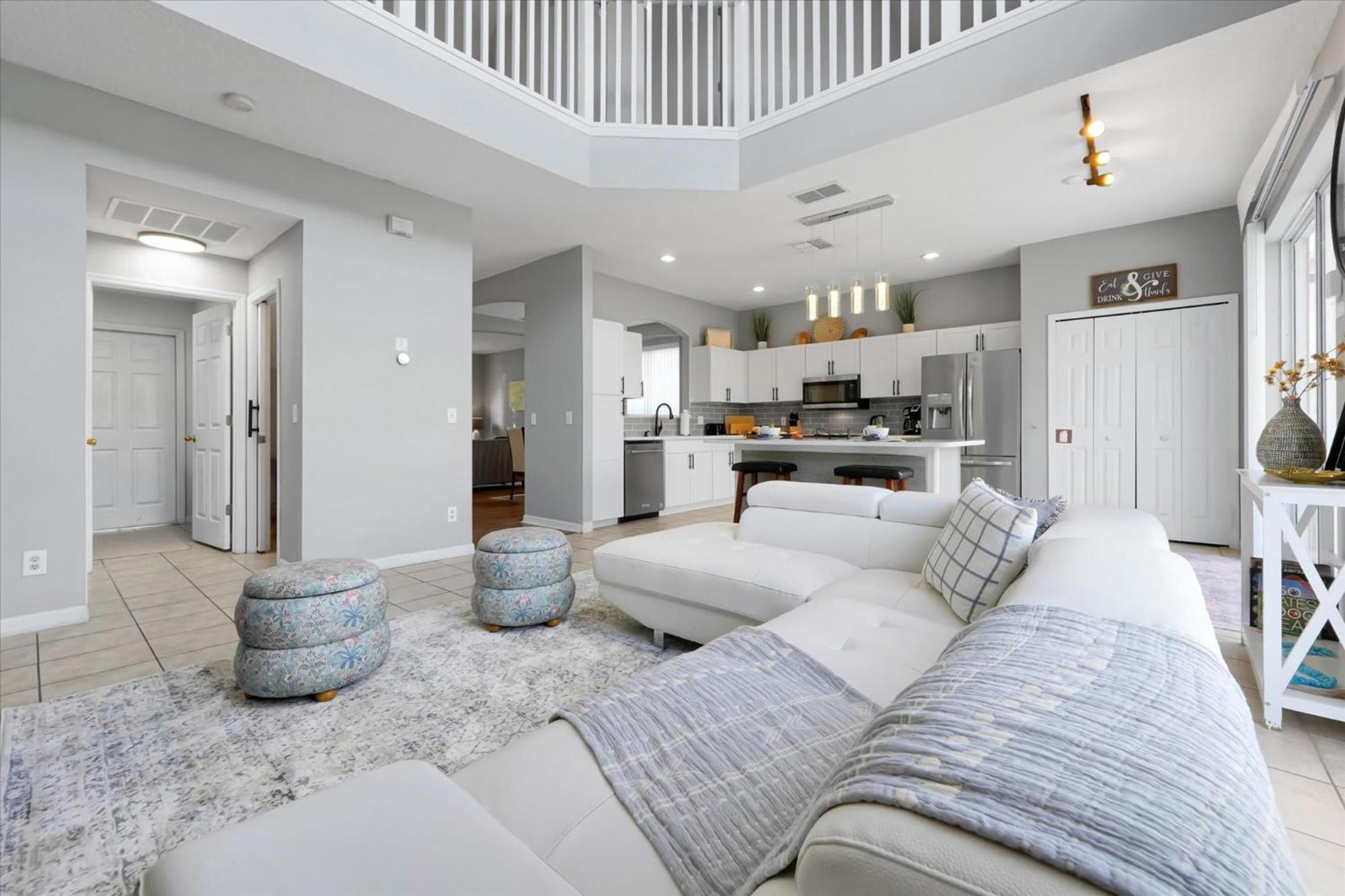 Family-Friendly 6-Bedroom Villa with Pool Game Room and Themed Bedrooms at Emerald Island Resort