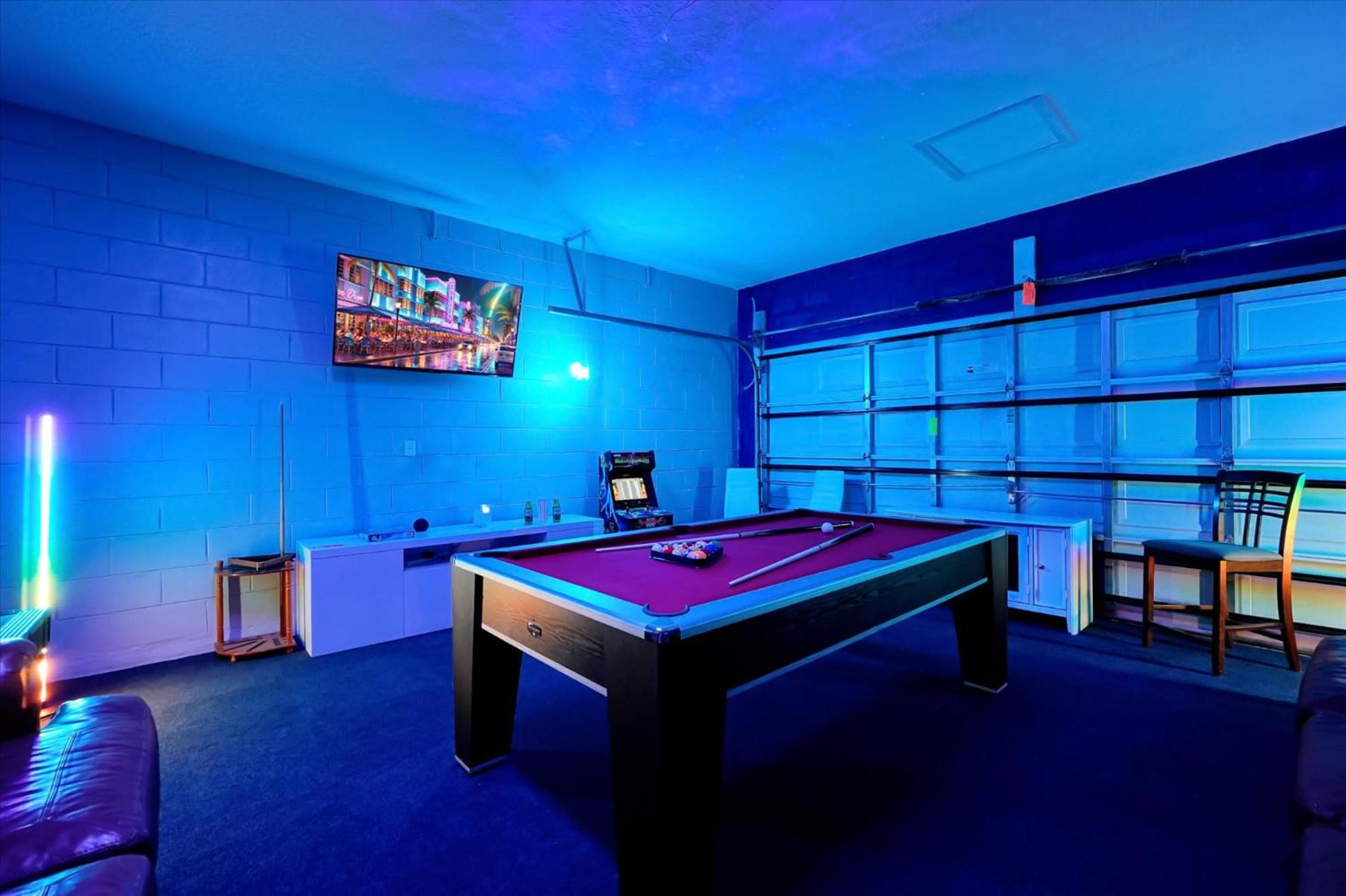 Family-Friendly 6-Bedroom Villa with Pool Game Room and Themed Bedrooms at Emerald Island Resort