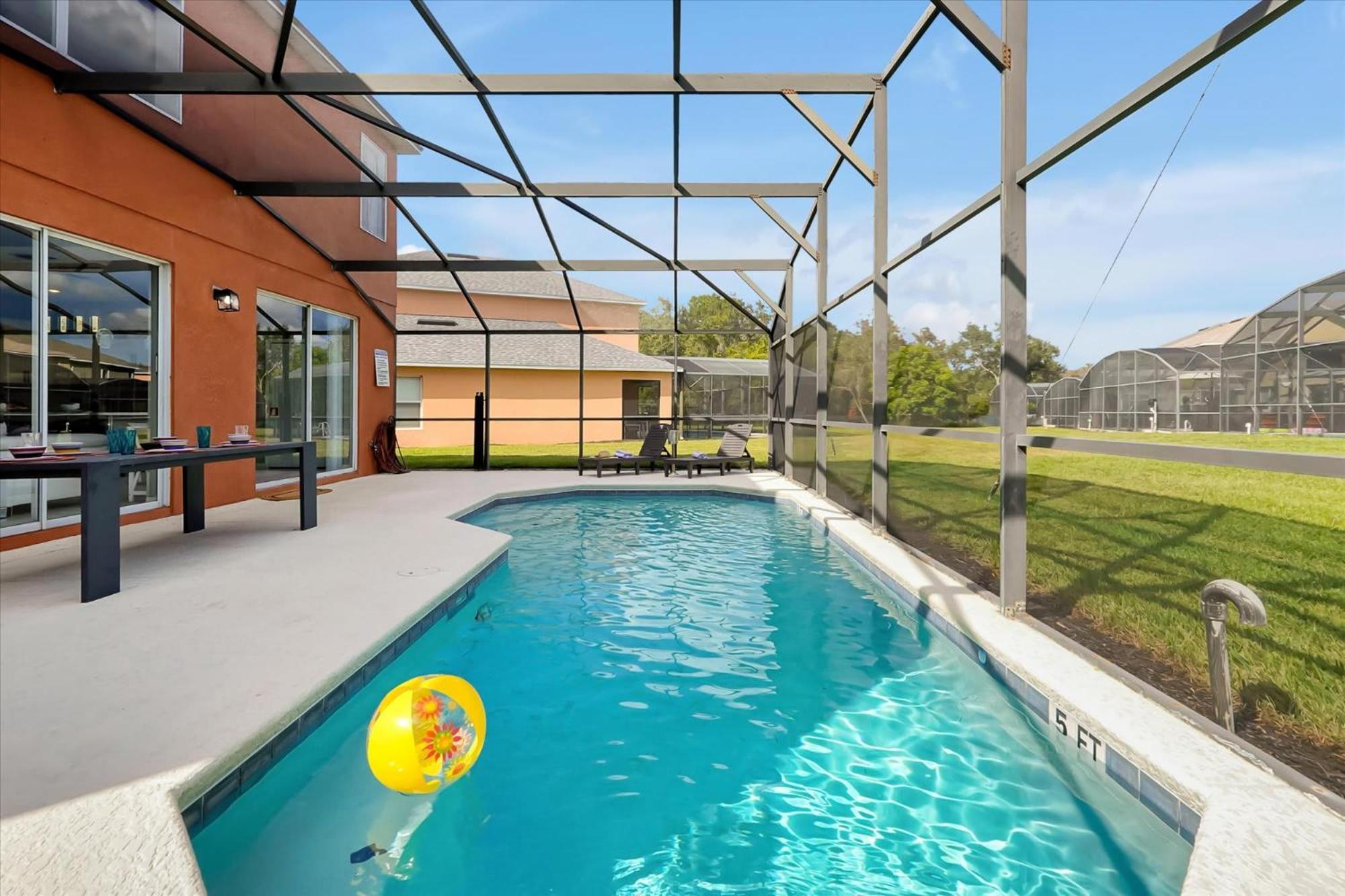 Family-Friendly 6-Bedroom Villa with Pool Game Room and Themed Bedrooms at Emerald Island Resort