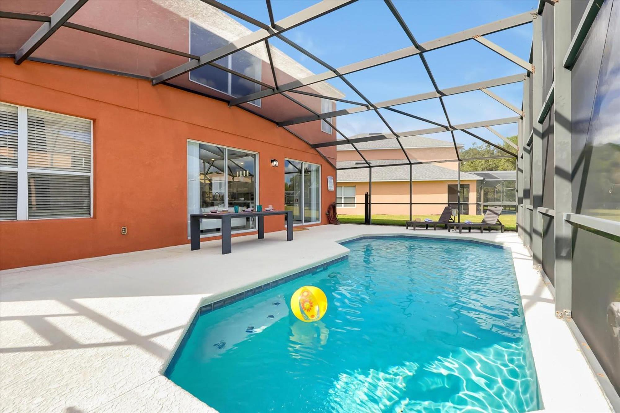 Family-Friendly 6-Bedroom Villa with Pool Game Room and Themed Bedrooms at Emerald Island Resort