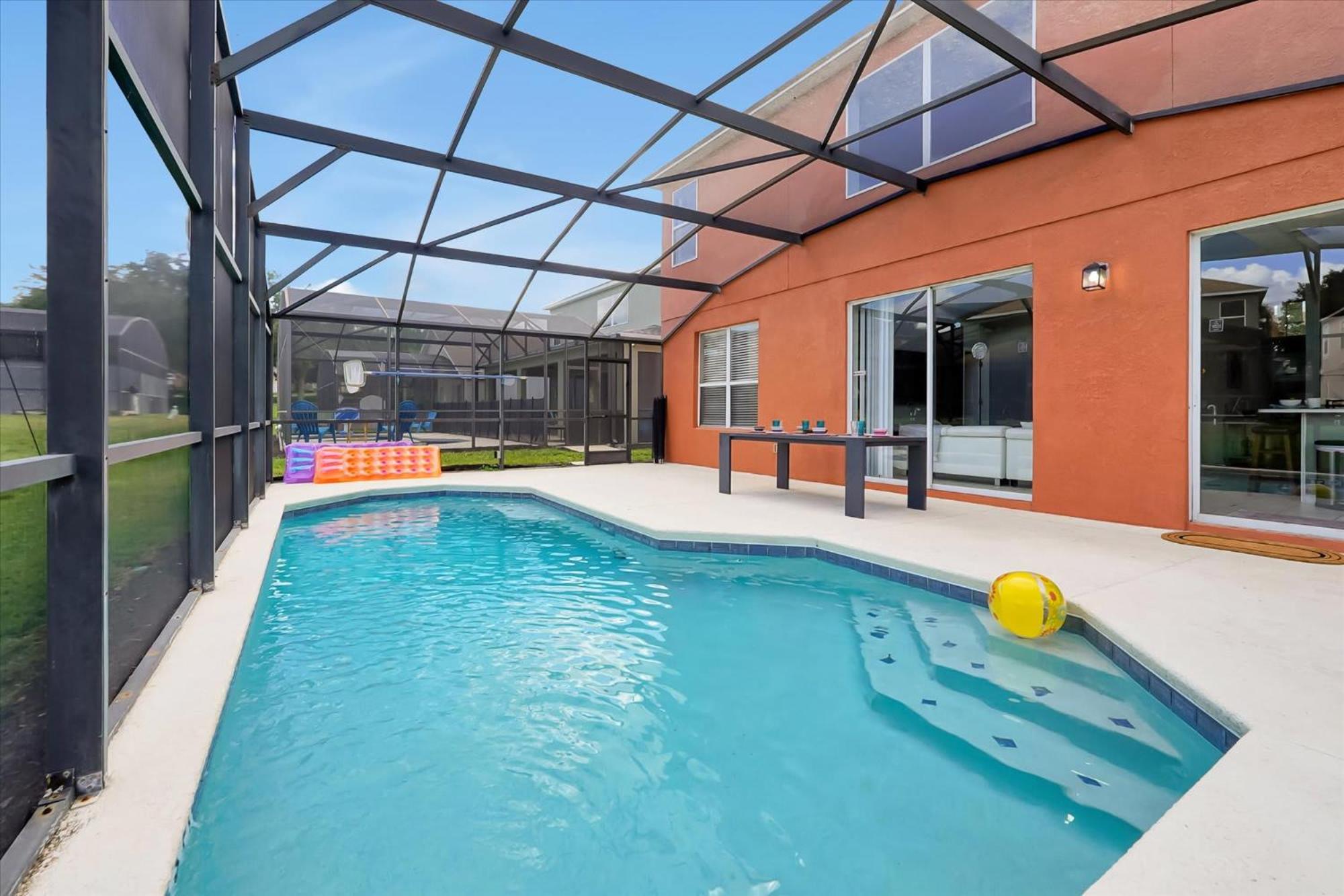 Family-Friendly 6-Bedroom Villa with Pool Game Room and Themed Bedrooms at Emerald Island Resort
