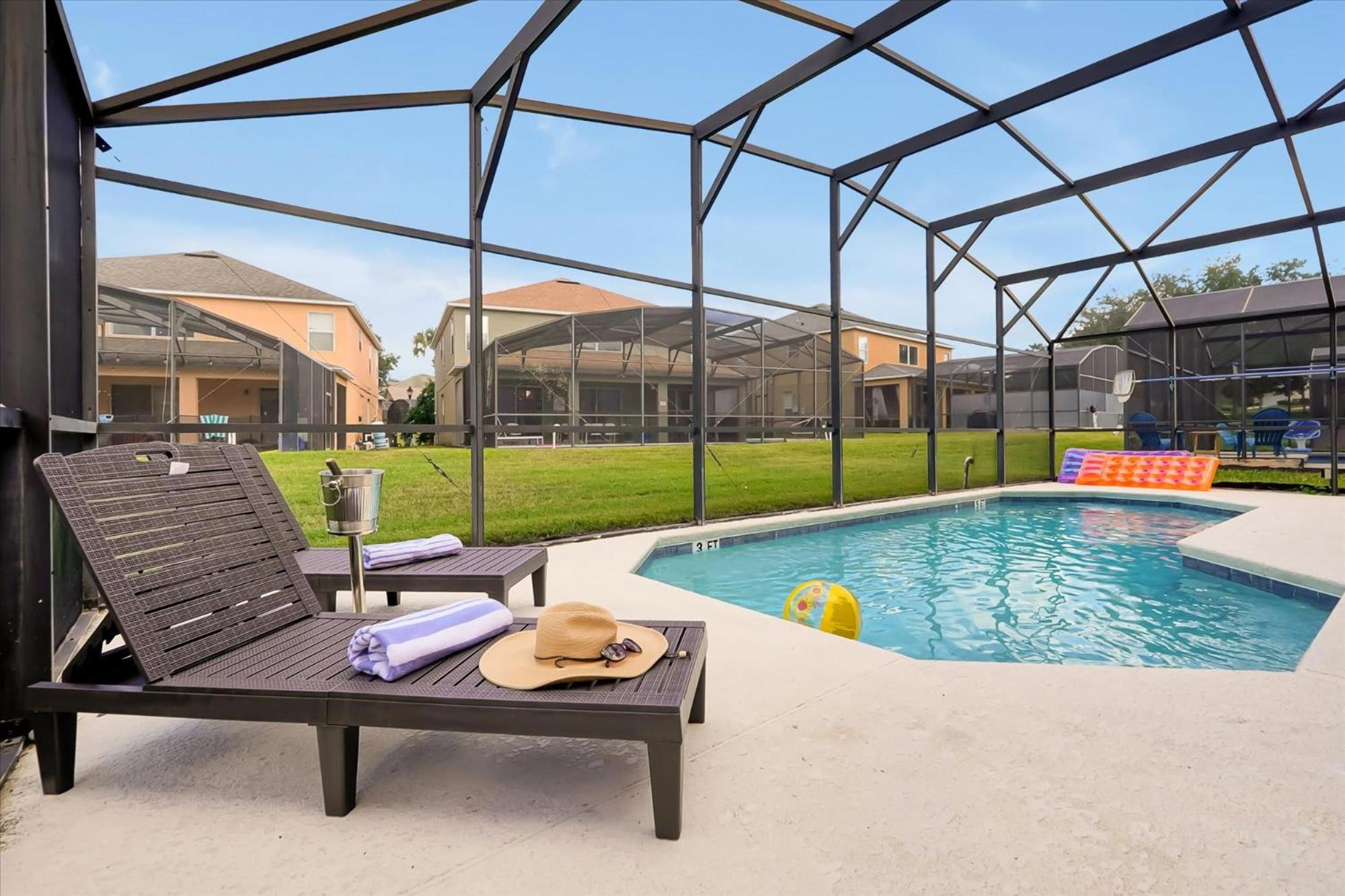 Family-Friendly 6-Bedroom Villa with Pool Game Room and Themed Bedrooms at Emerald Island Resort