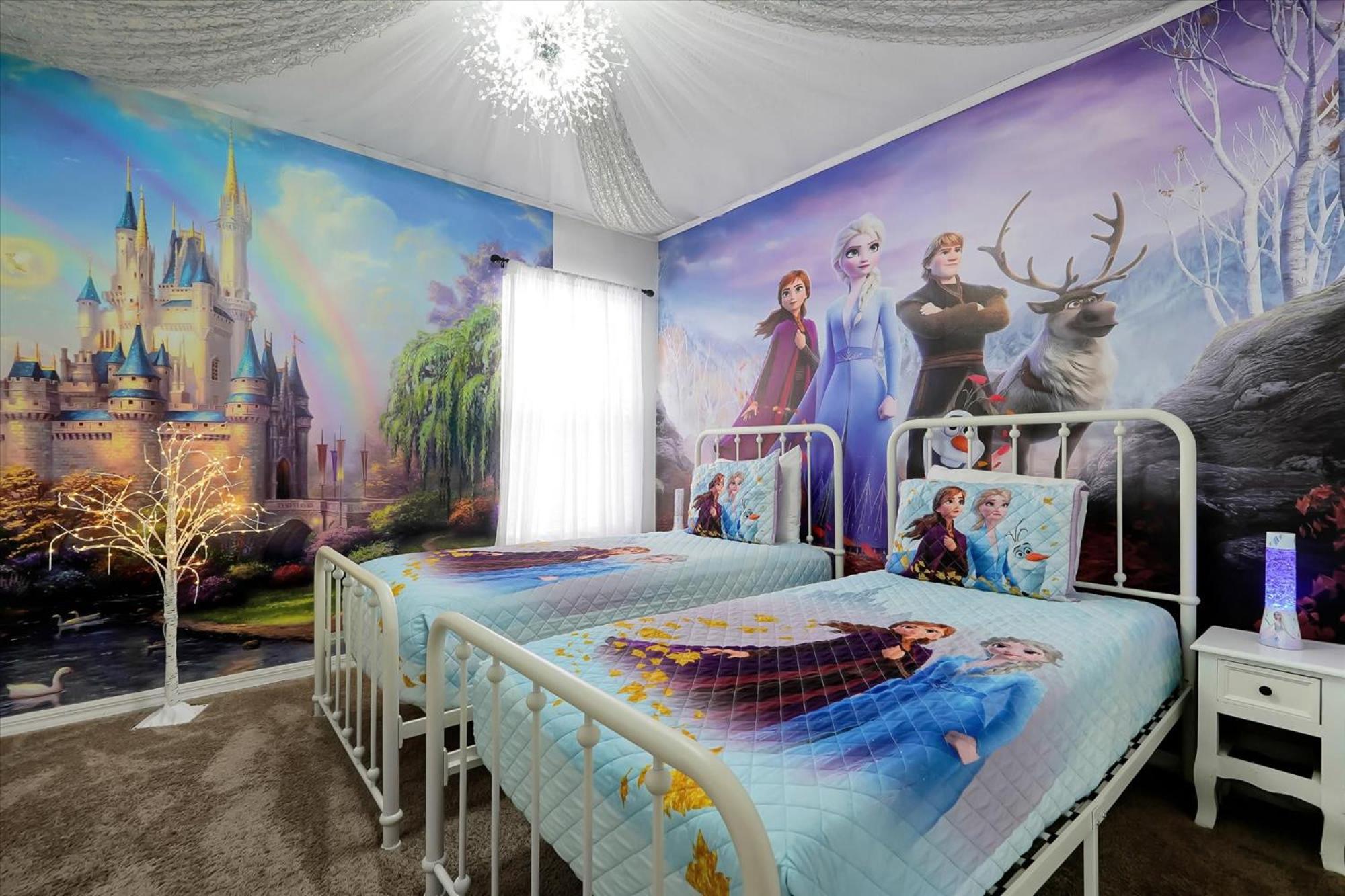 Family-Friendly 6-Bedroom Villa with Pool Game Room and Themed Bedrooms at Emerald Island Resort