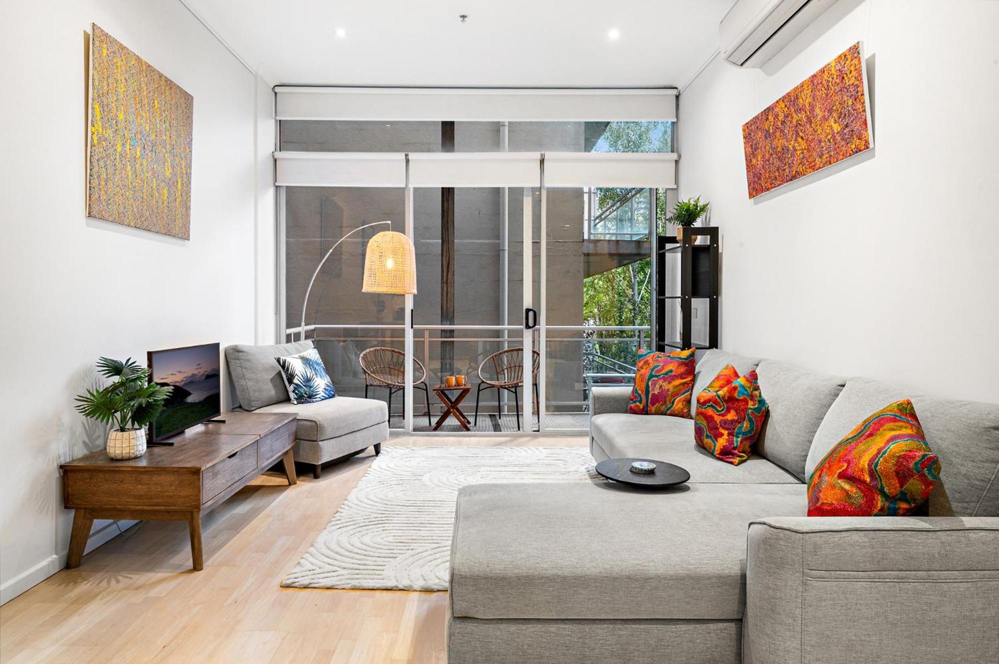 Peaceful 2-Bed Apartment with Gym & Pool