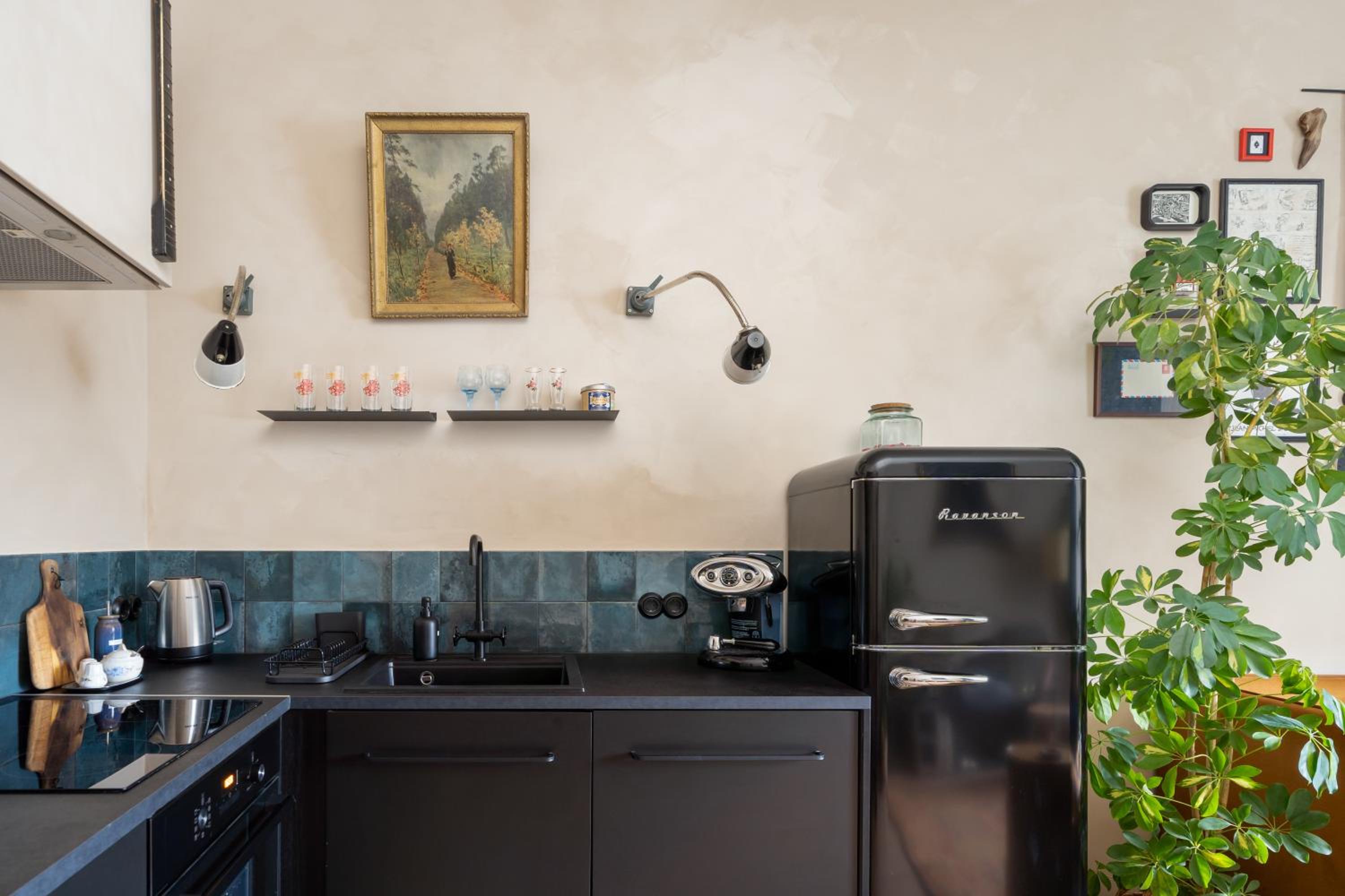 Dark & Moody Mid Century Apartment