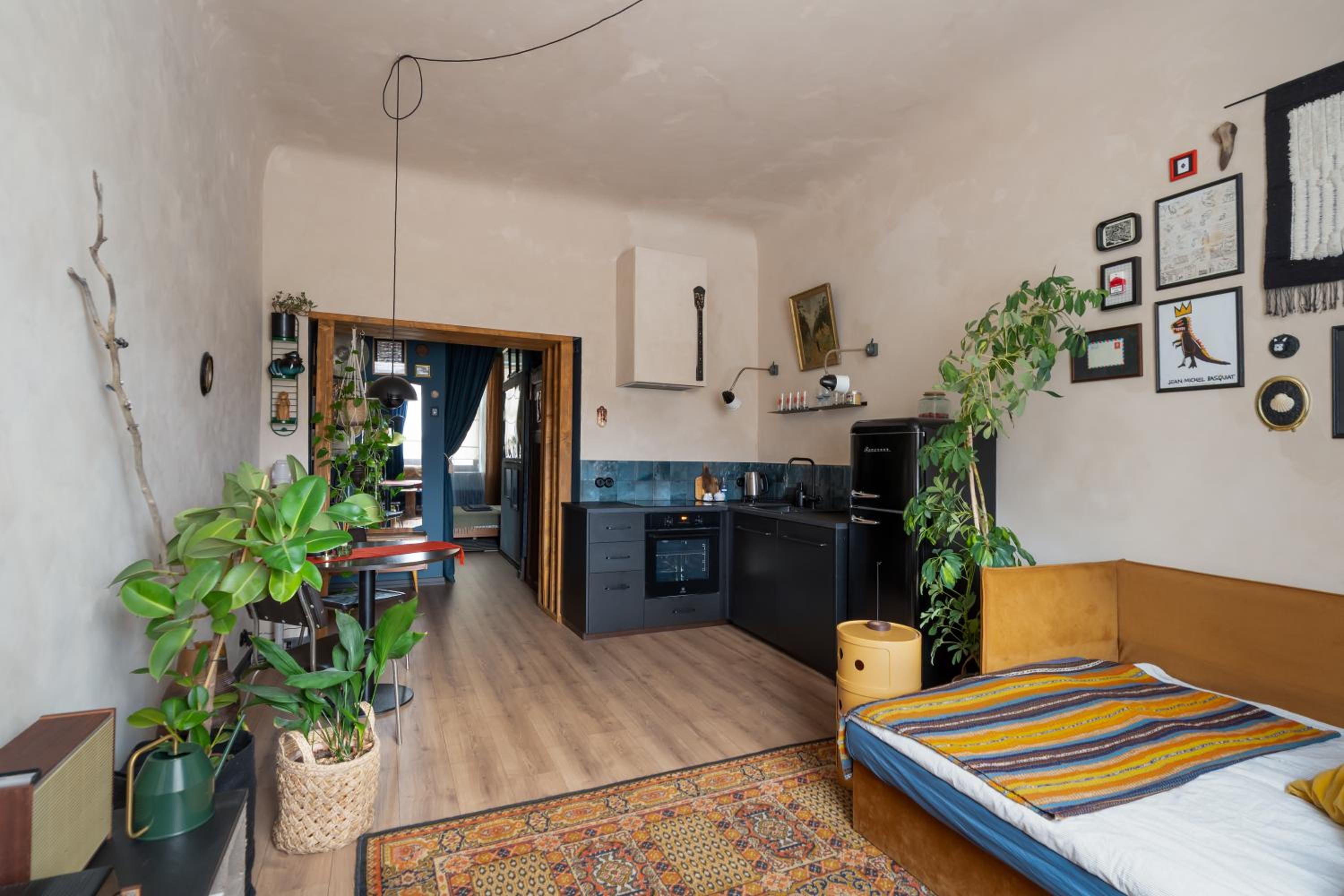 Dark & Moody Mid Century Apartment