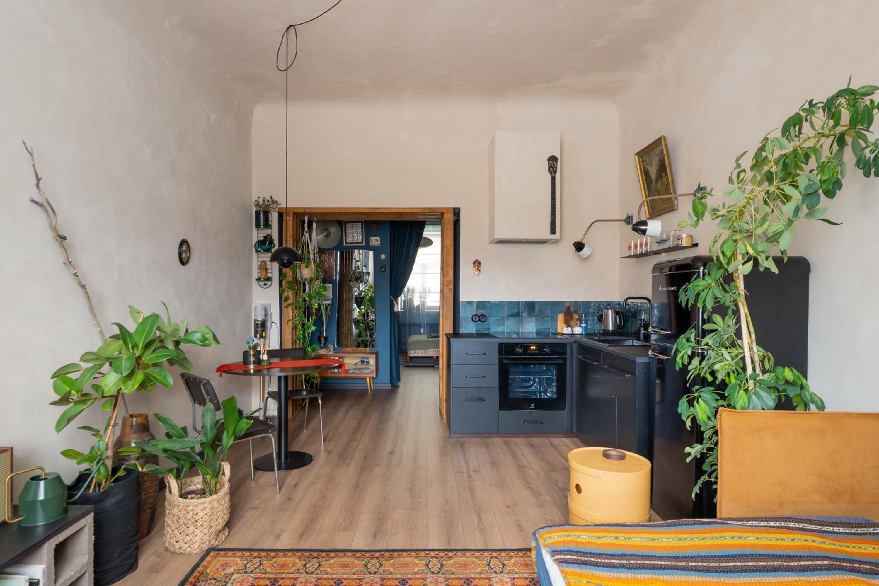 Dark & Moody Mid Century Apartment