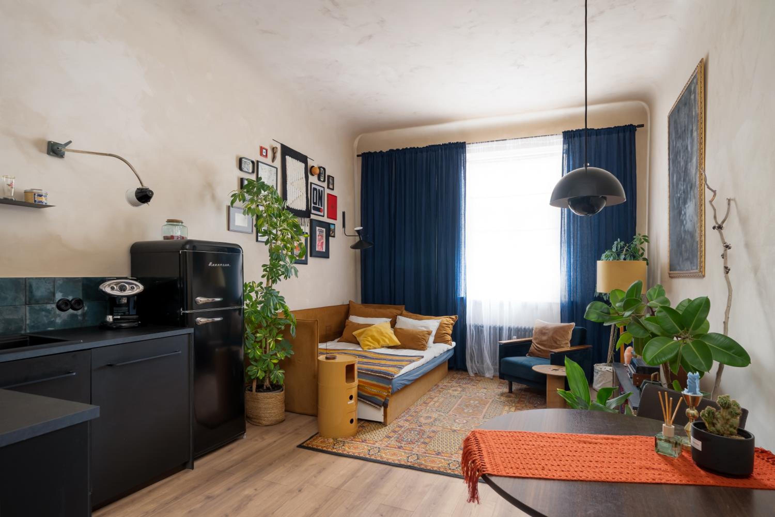 Dark & Moody Mid Century Apartment