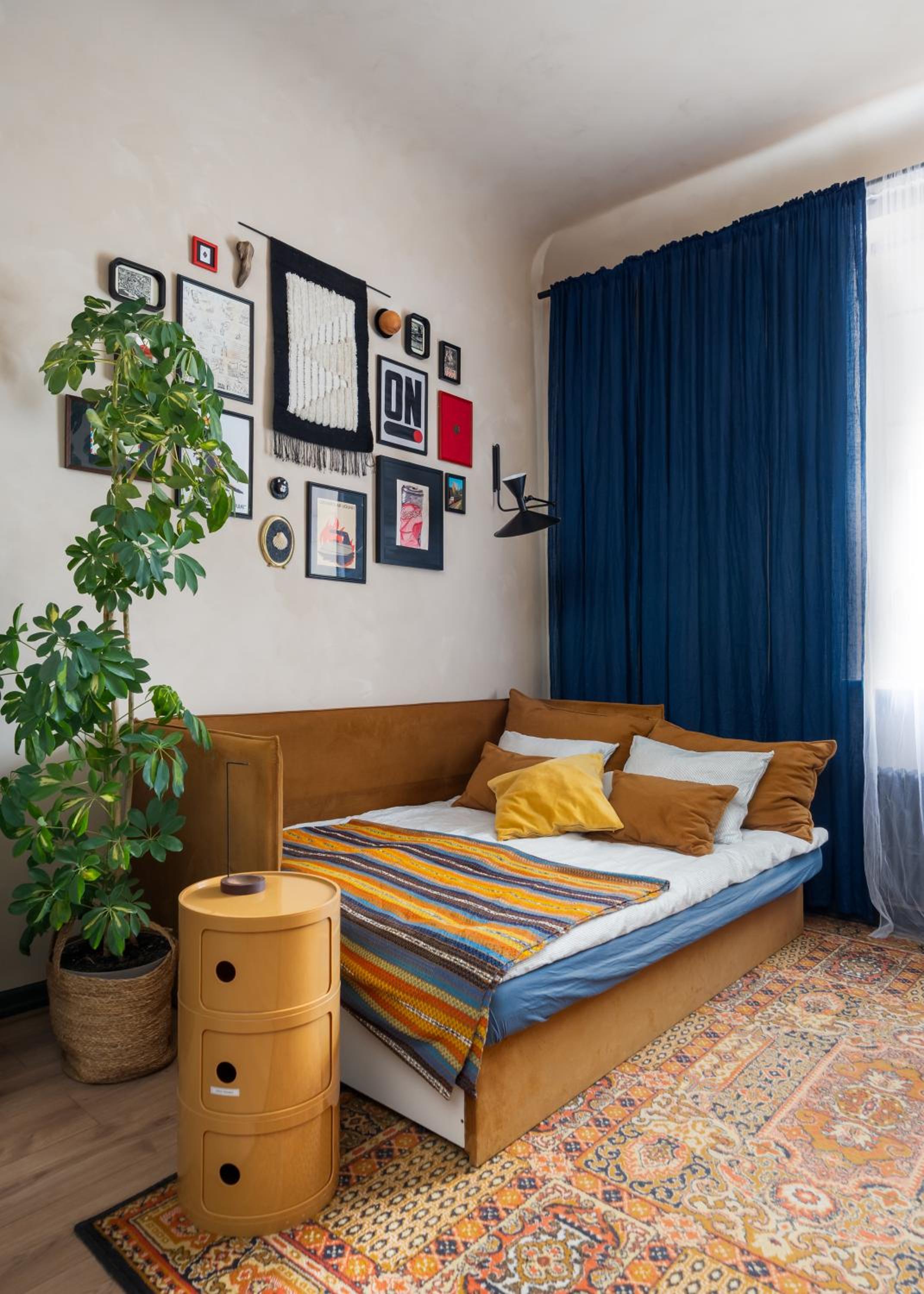 Dark & Moody Mid Century Apartment