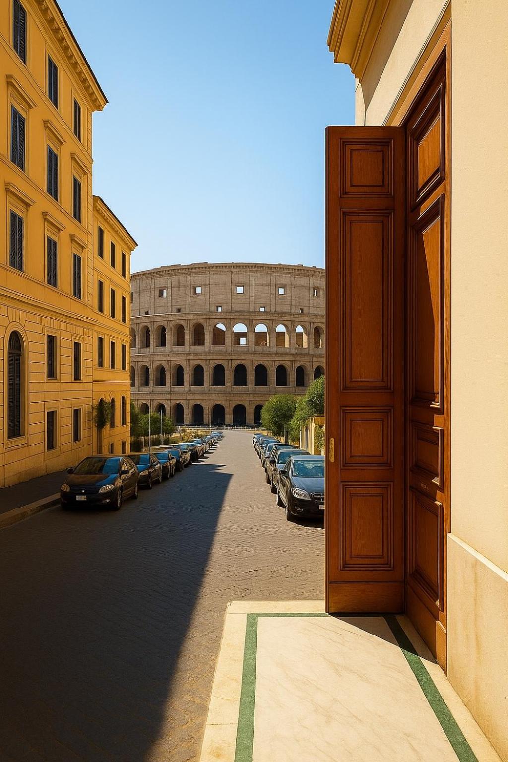 REALE COLOSSEO TREVI HOME - private garden