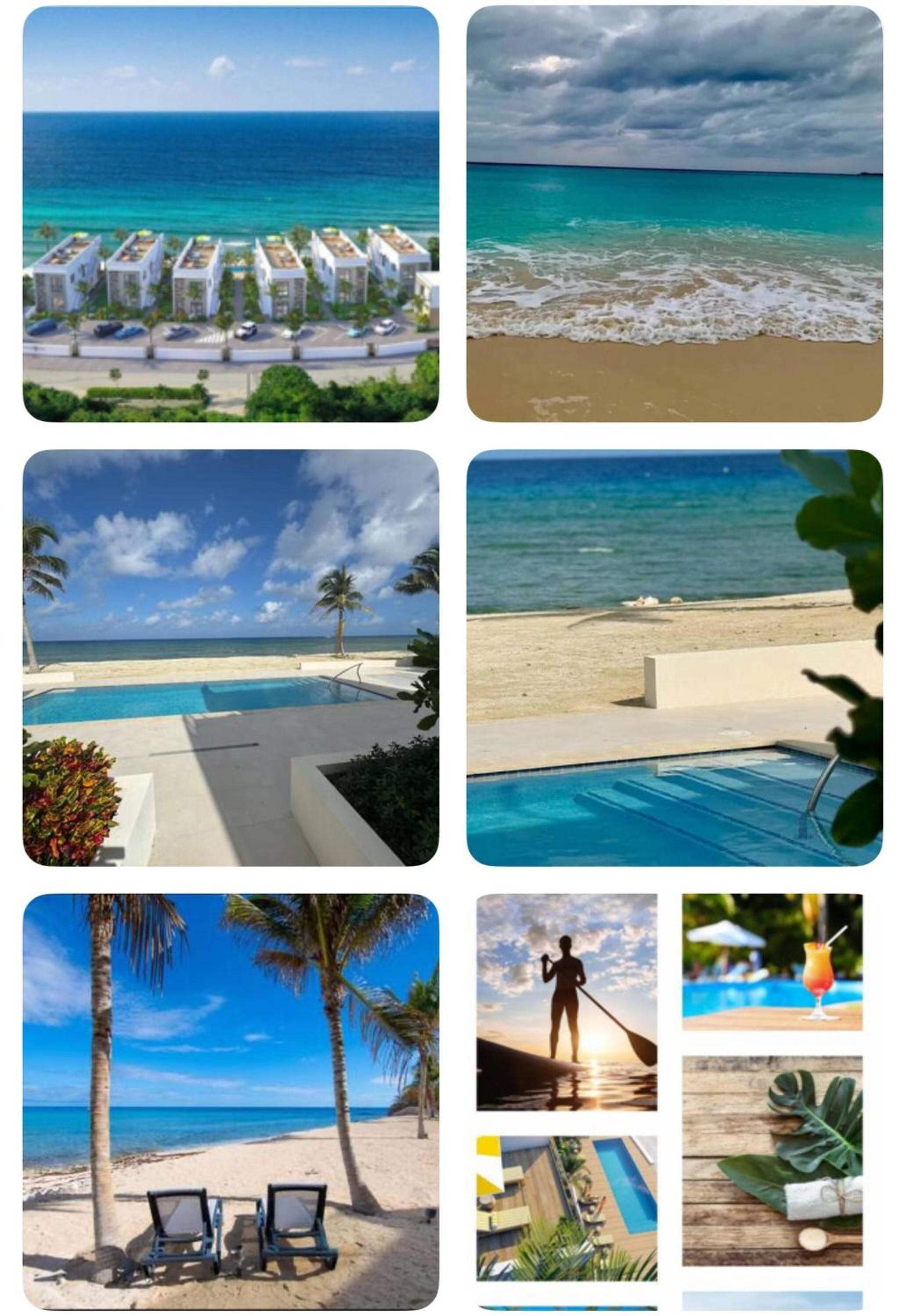 Oceanfront Residency luxury 2B2B ,1-6 person ,terrasse, beach access garden pool