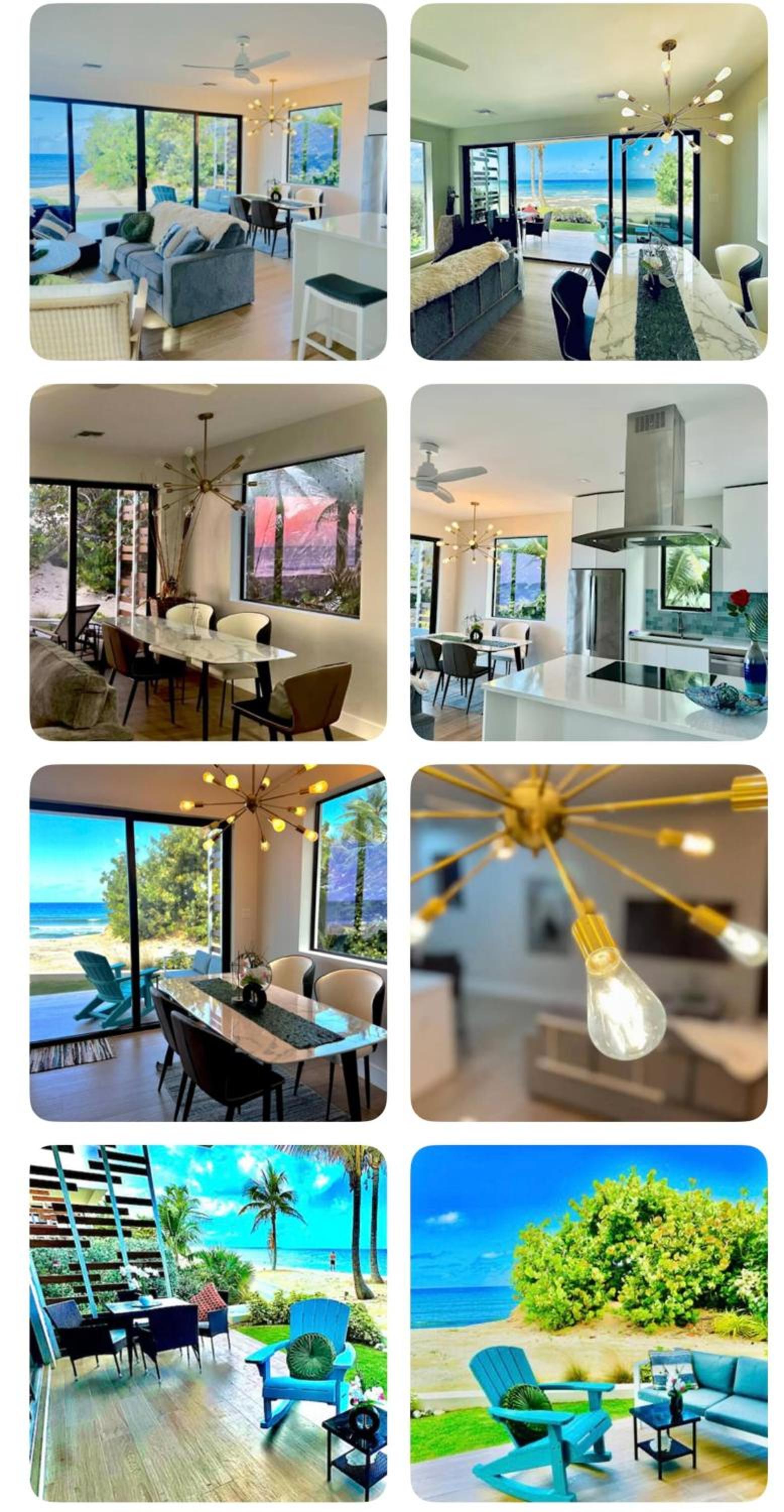 Oceanfront Residency luxury 2B2B ,1-6 person ,terrasse, beach access garden pool