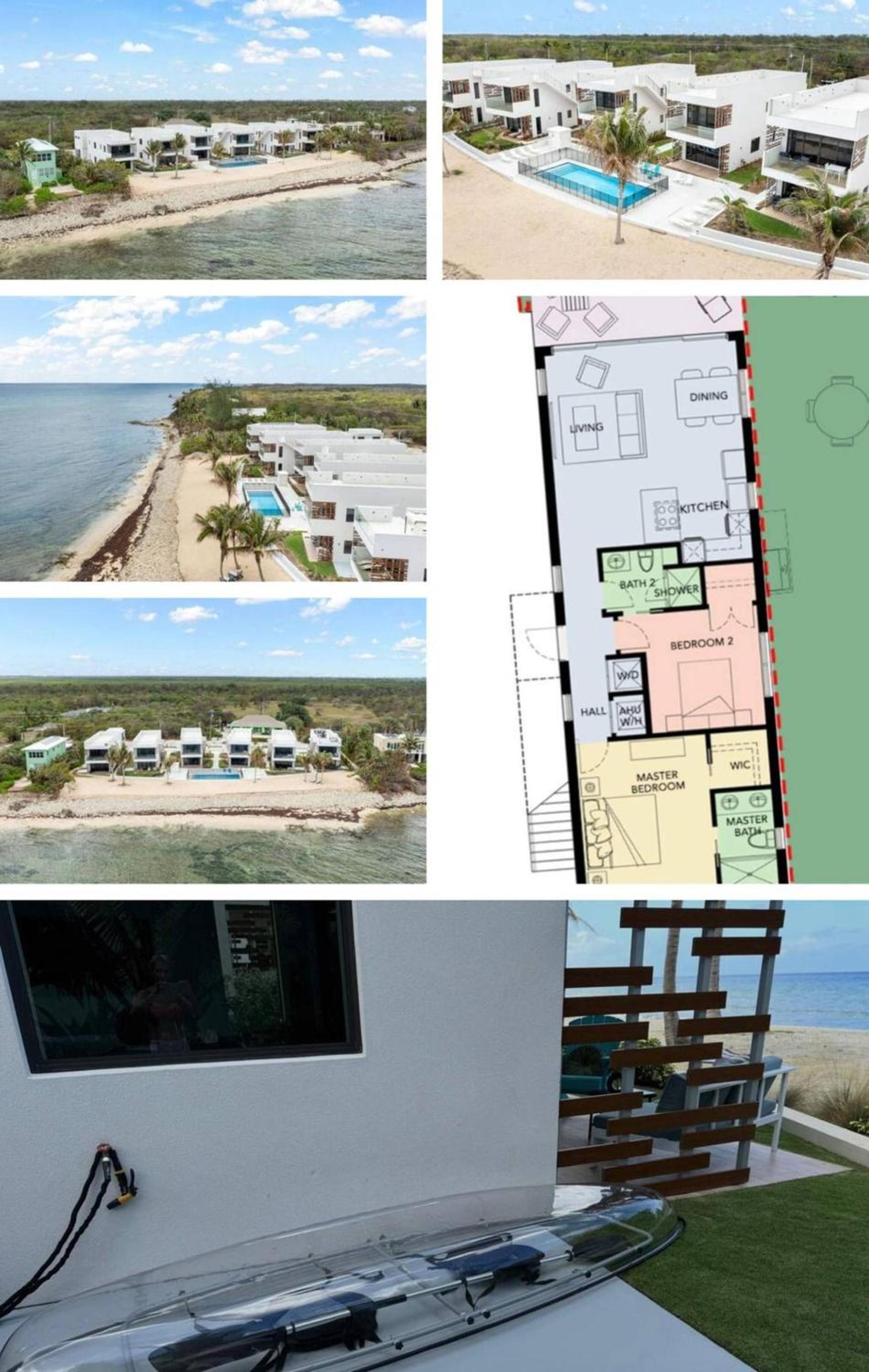 Oceanfront Residency luxury 2B2B ,1-6 person ,terrasse, beach access garden pool