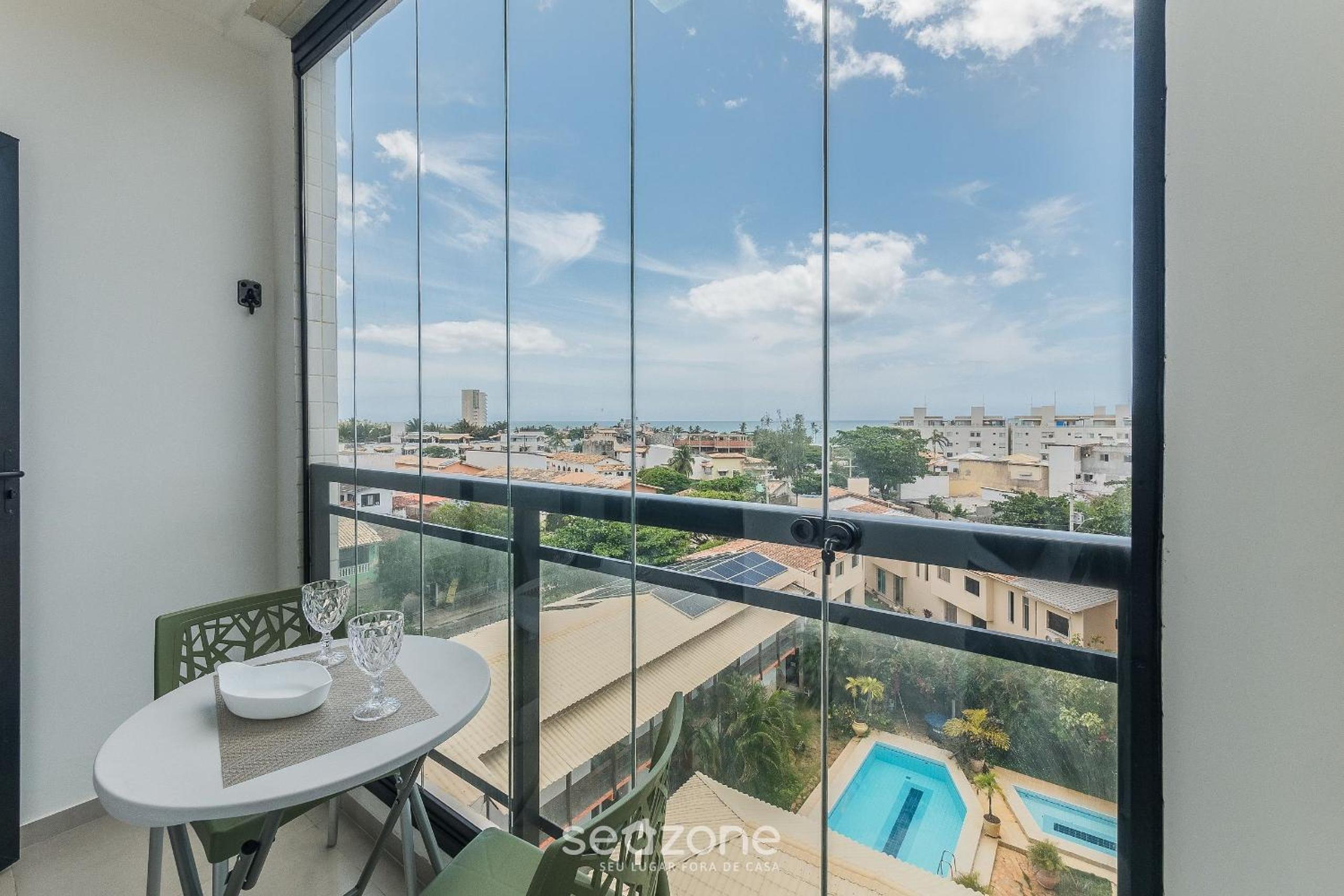 Fully equipped apartments in a building with a pool and gym, 280m from the beach - CLFs