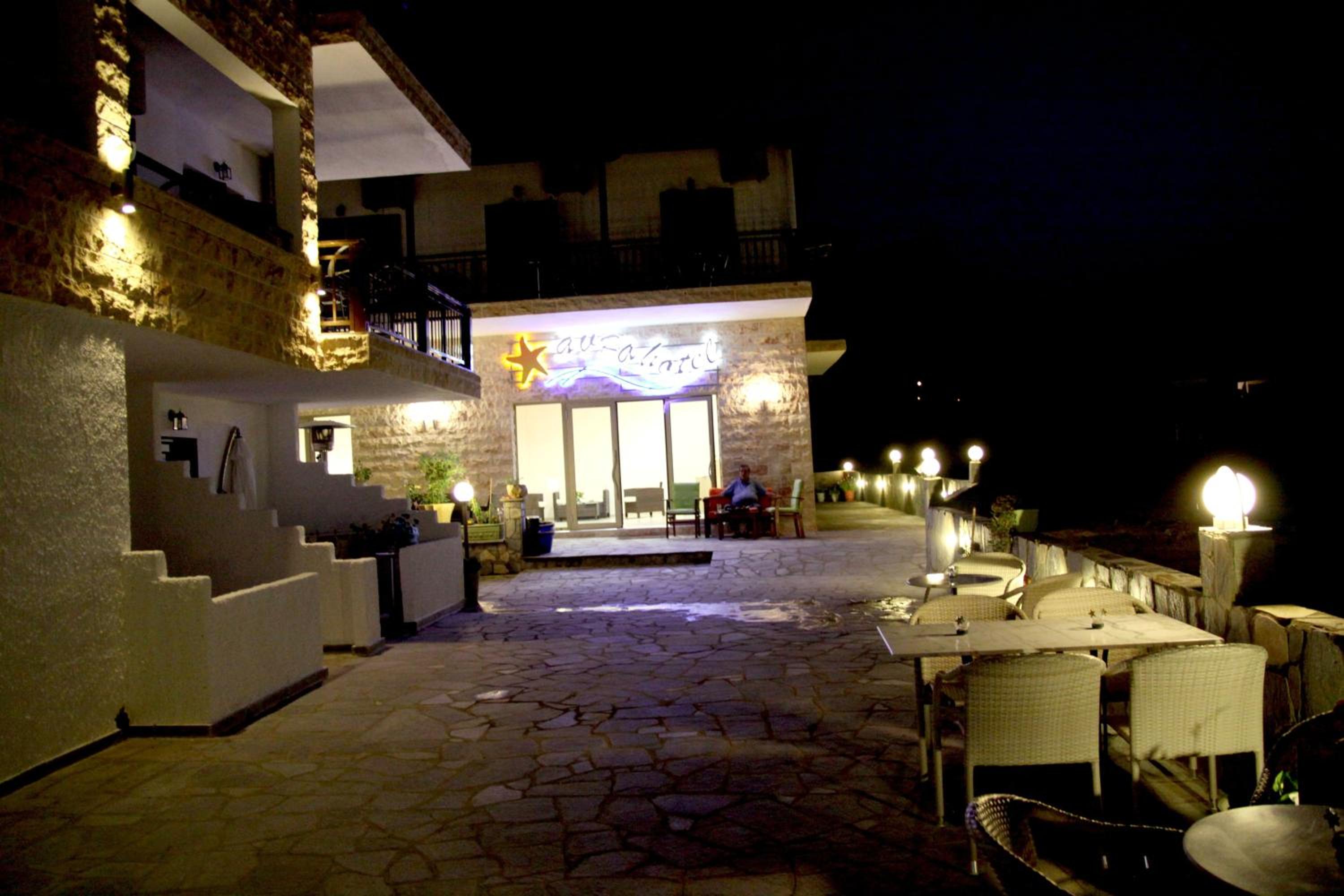 outdoor BBQ area