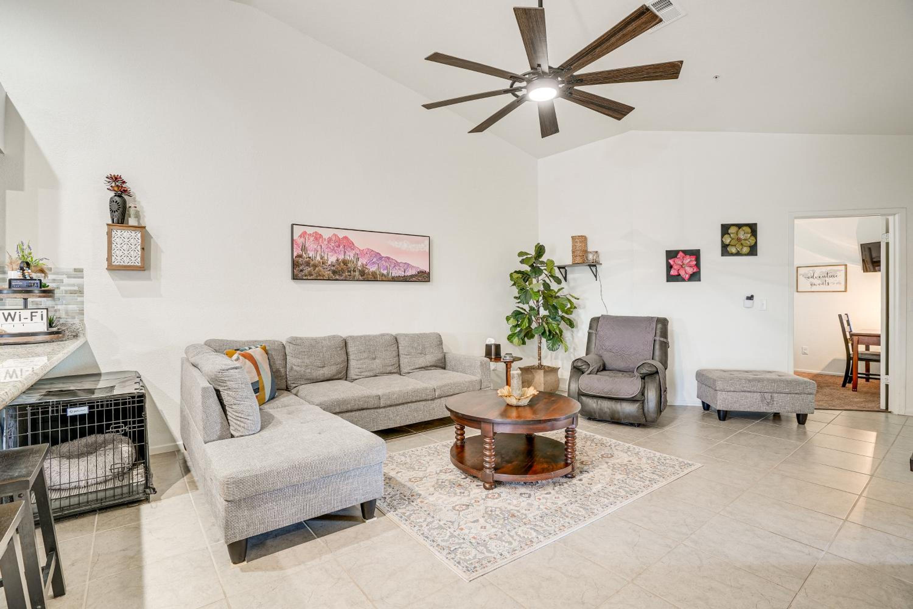 Hike, Golf and Explore Yuma Home with Private Patio