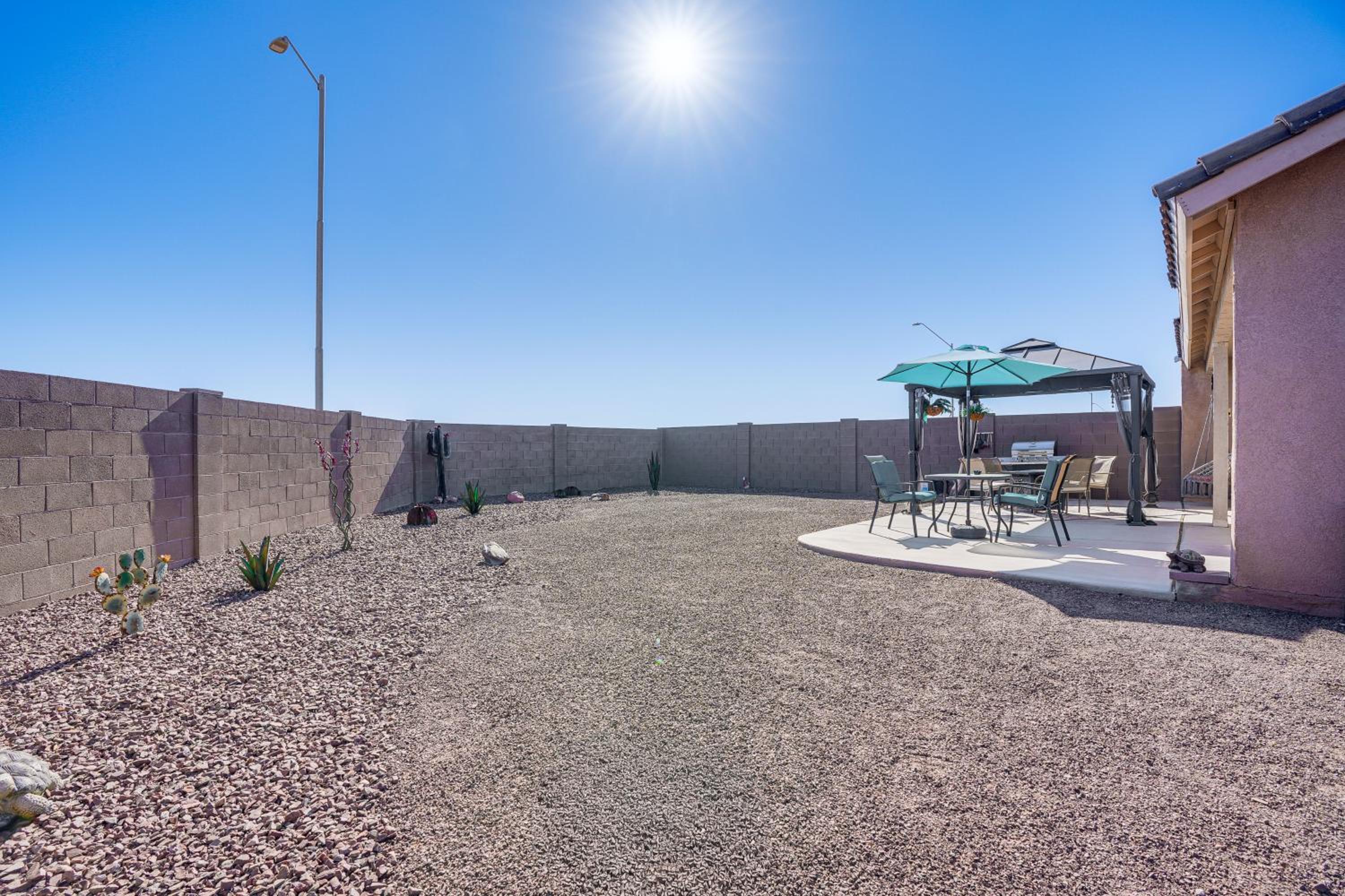 Hike, Golf and Explore Yuma Home with Private Patio
