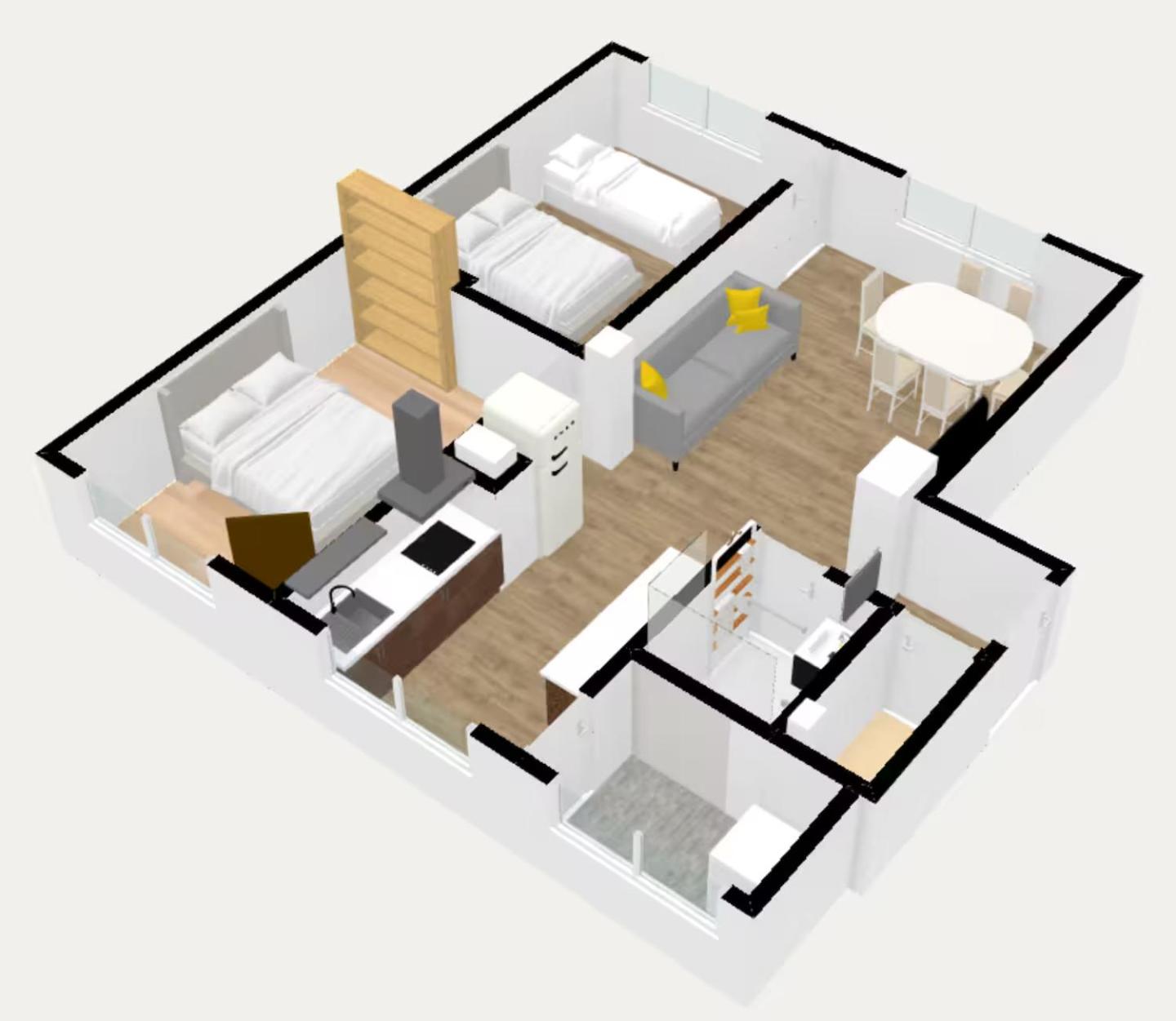 L'aube Climatisation Parking 2 chambres