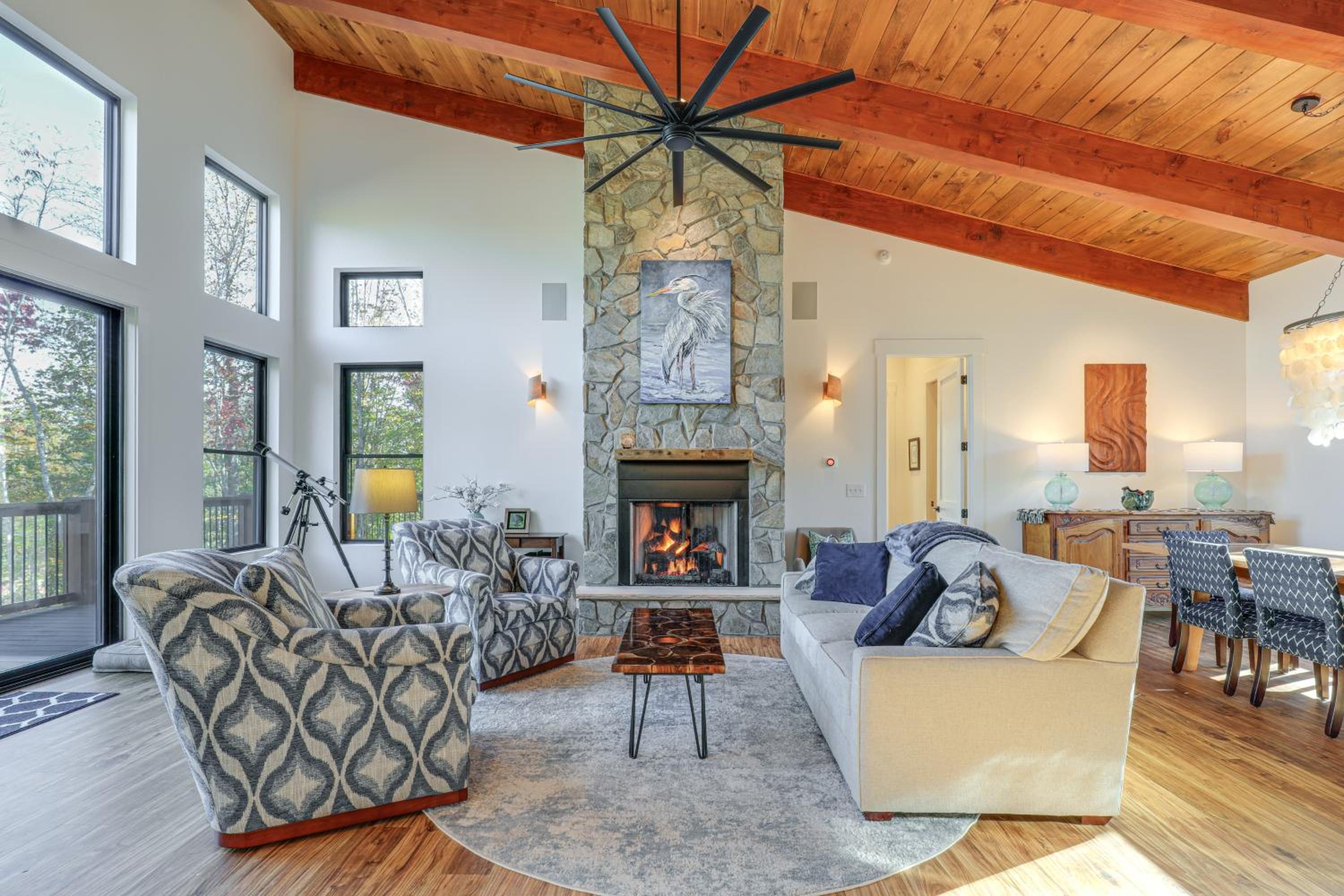 Dock and Game Room Luxe Retreat on Rhodhiss Lake!