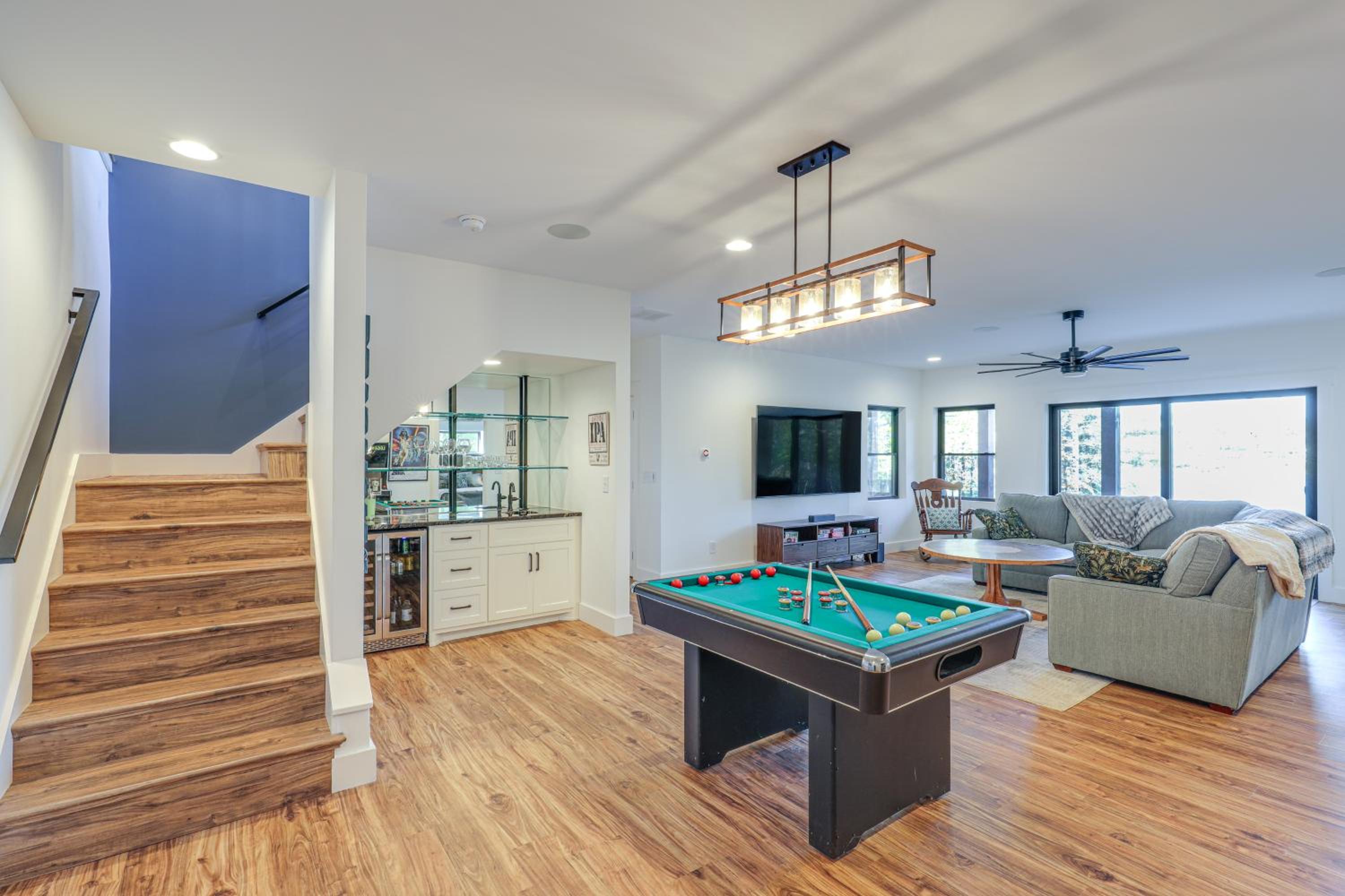 Dock and Game Room Luxe Retreat on Rhodhiss Lake!